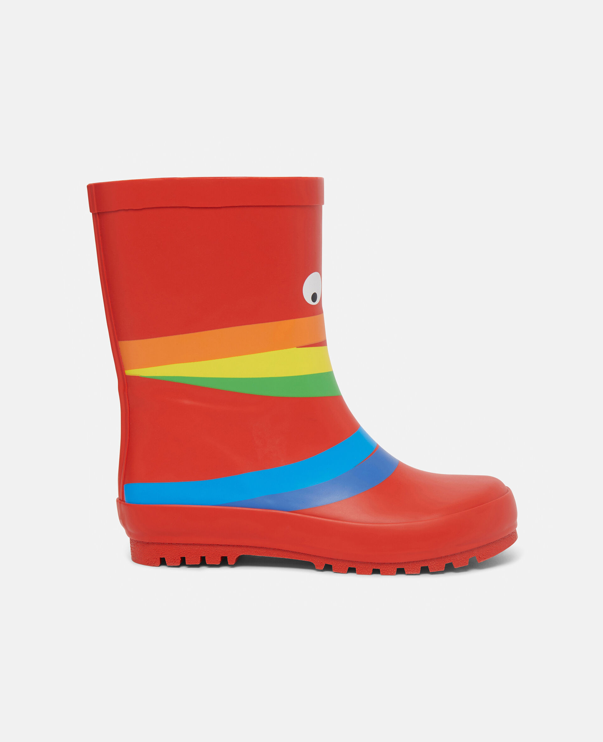 Women Red Rubber Rain Boots Stella McCartney US