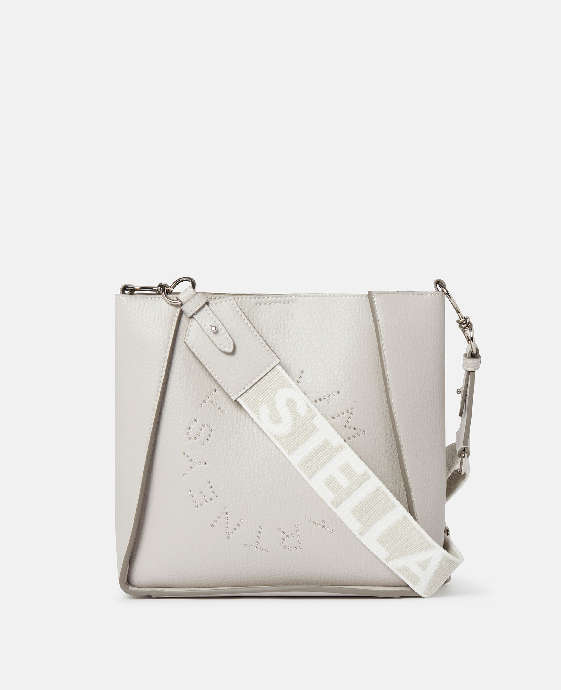 Logo Crossbody Bag-Grey-medium