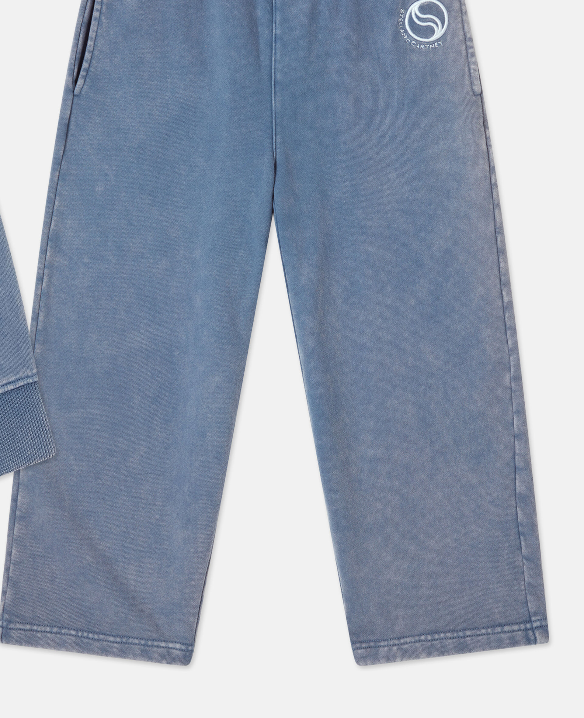 Logo Sweatshirt And Sweatpant Set -Blue-large image number 3