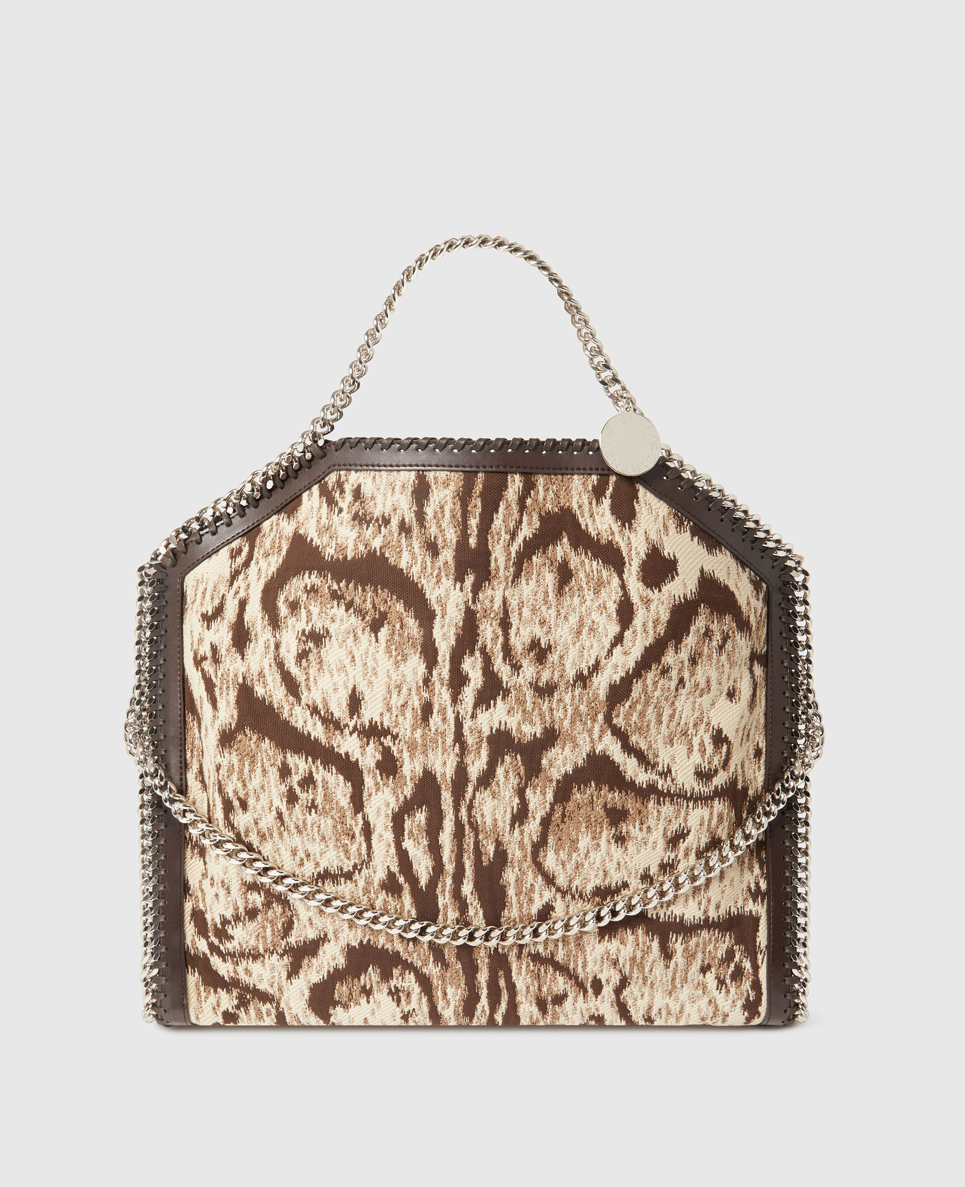 Falabella Cloud Leopard Fold-Over Tote Bag-Brown-medium