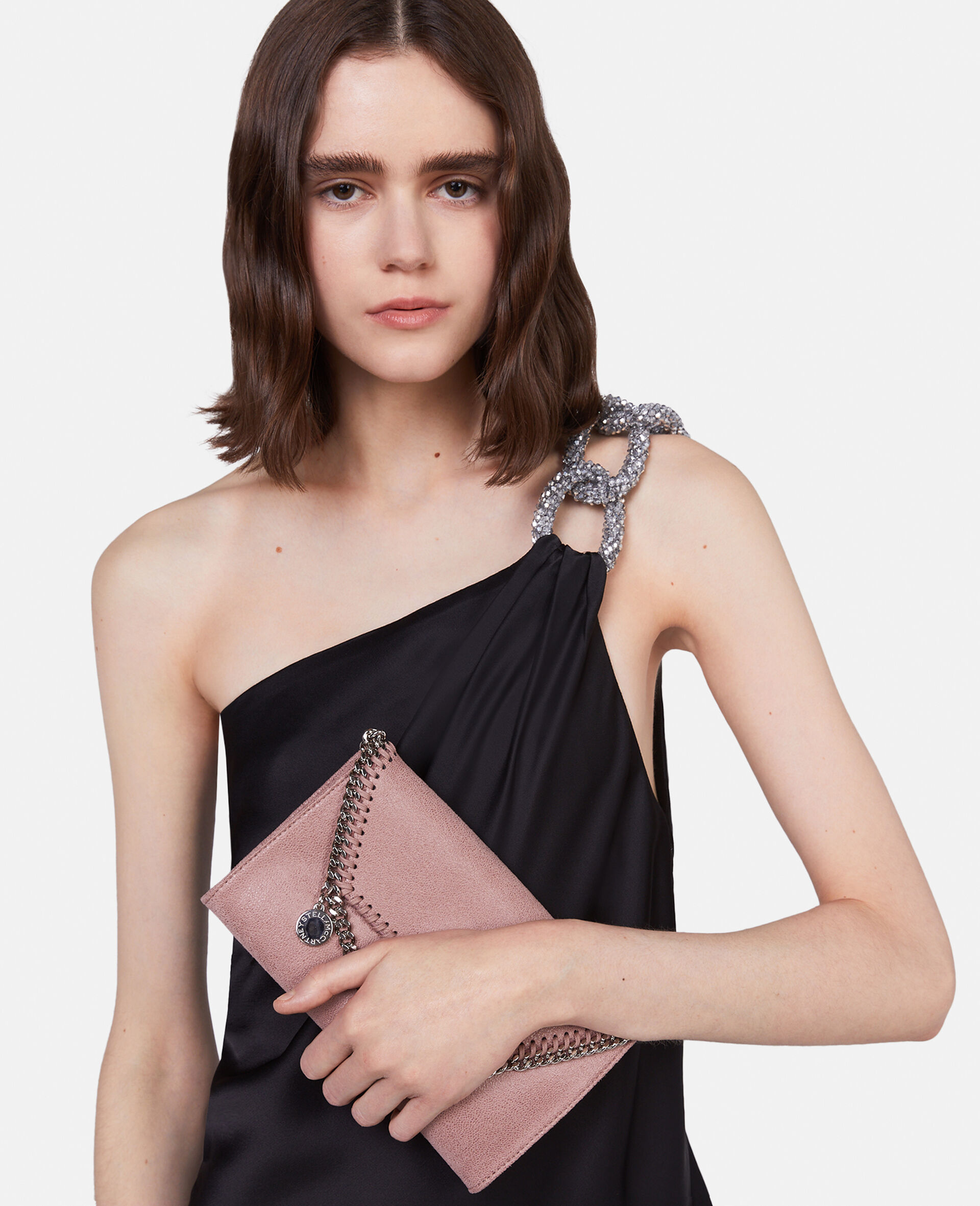 Falabella Wallet Crossbody Bag-Blue-model Falabella Wallet Crossbody Bag-Blue-model