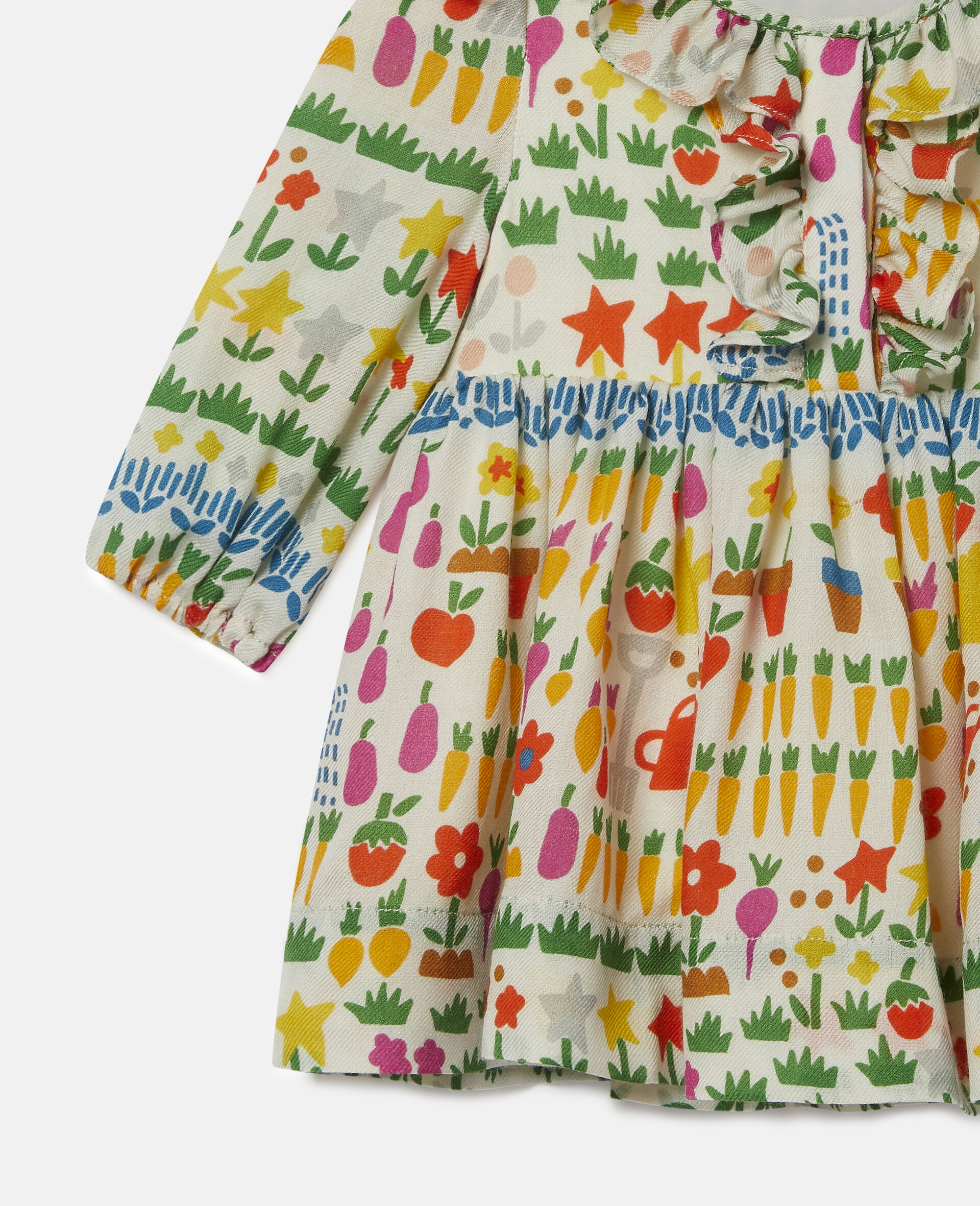 Garden Wool Dress-Multicolour-large image number 1
