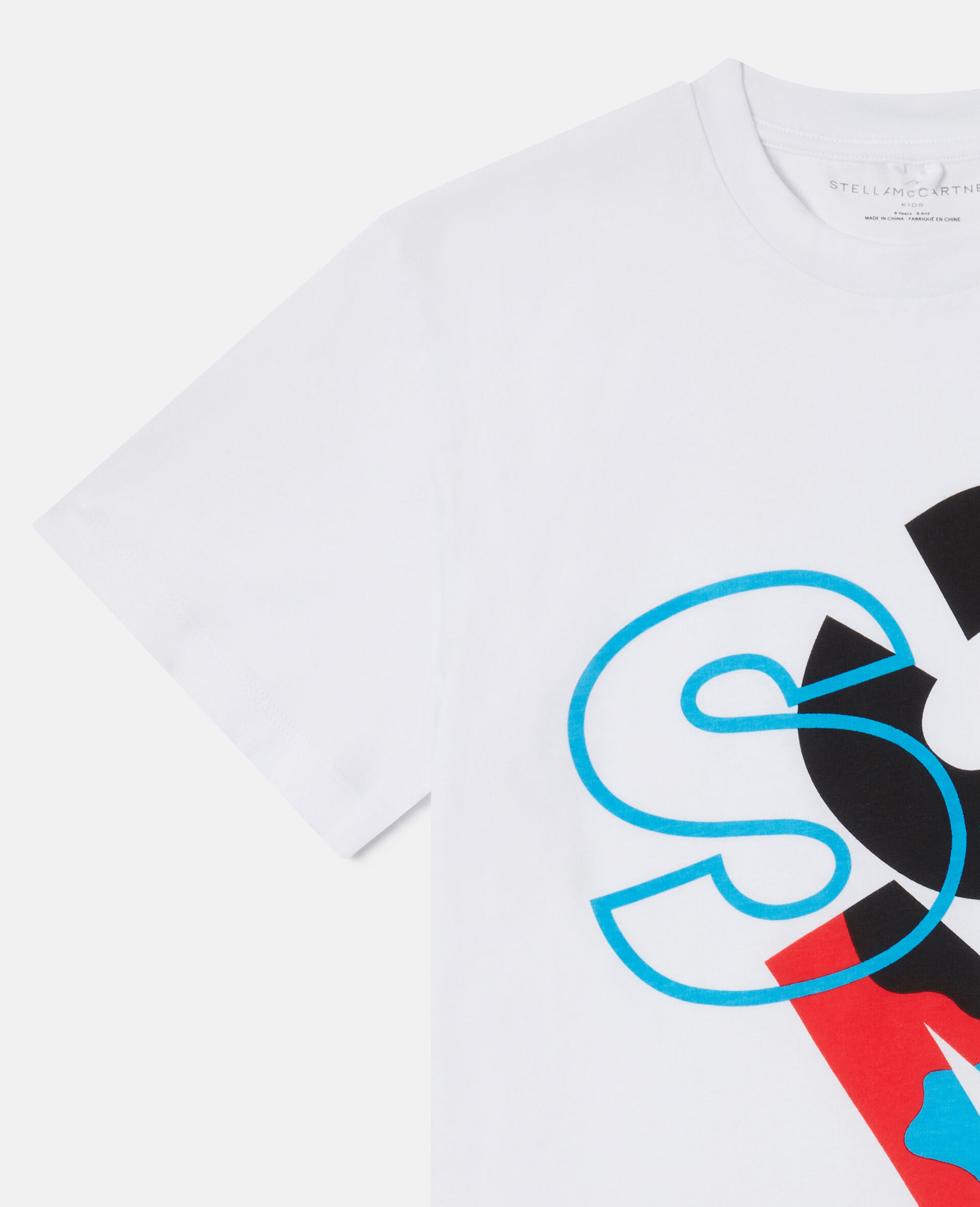 SMC Camo Logo Oversized T-Shirt-White-large image number 1