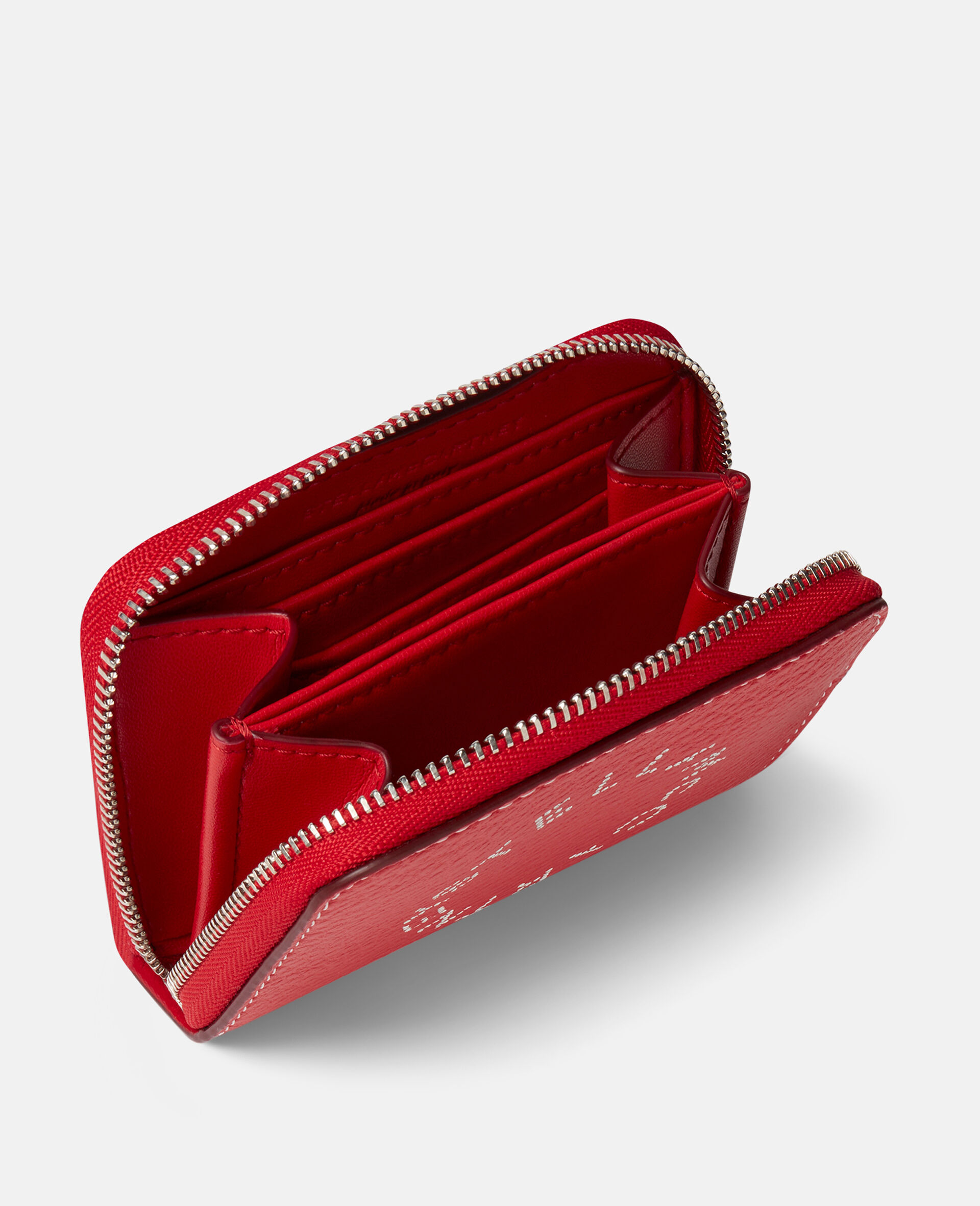 Stella Logo Zipped Strap Cardholder-Red-large image number 3