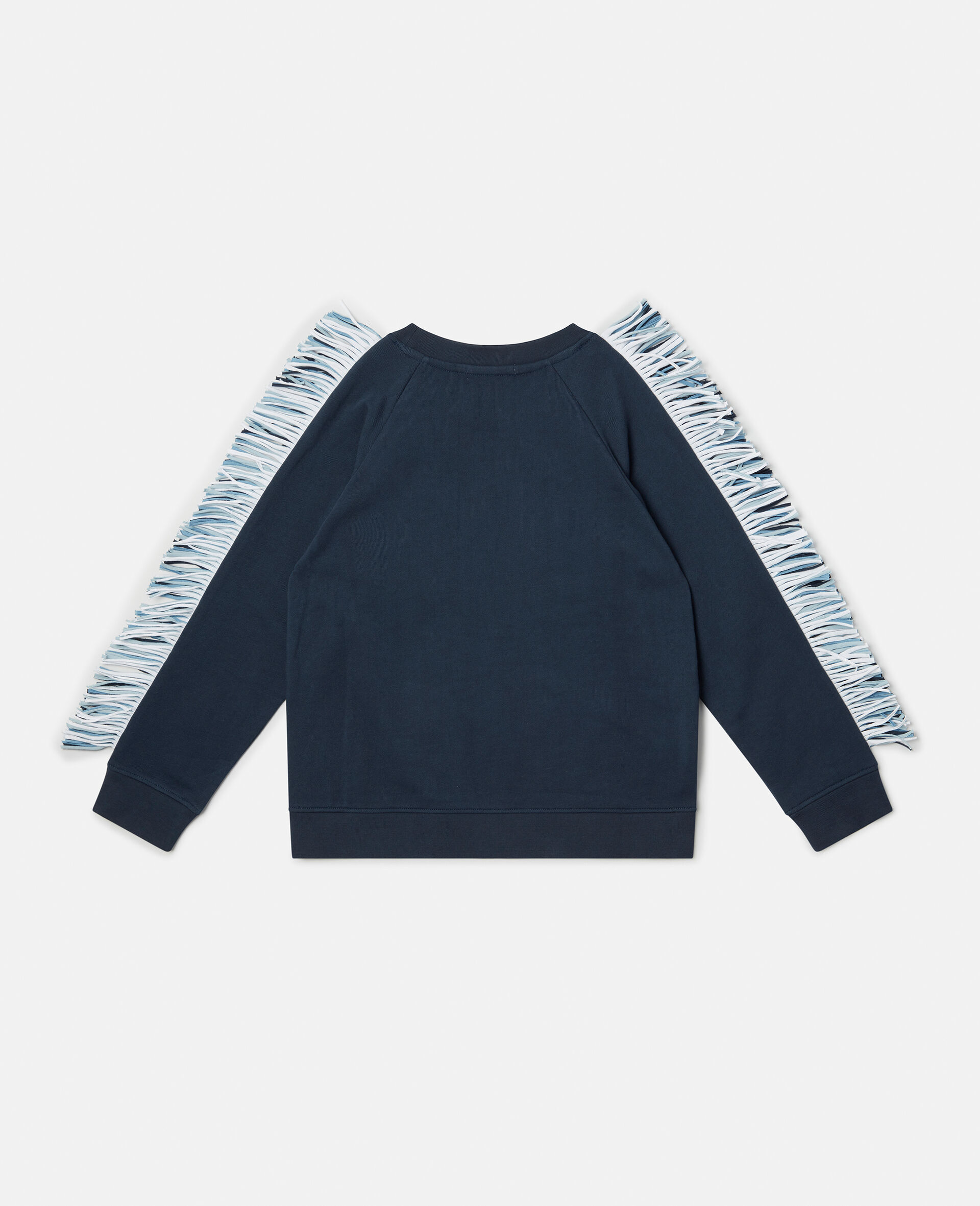 Fringed Star Sweatshirt-Blue-large image number 2