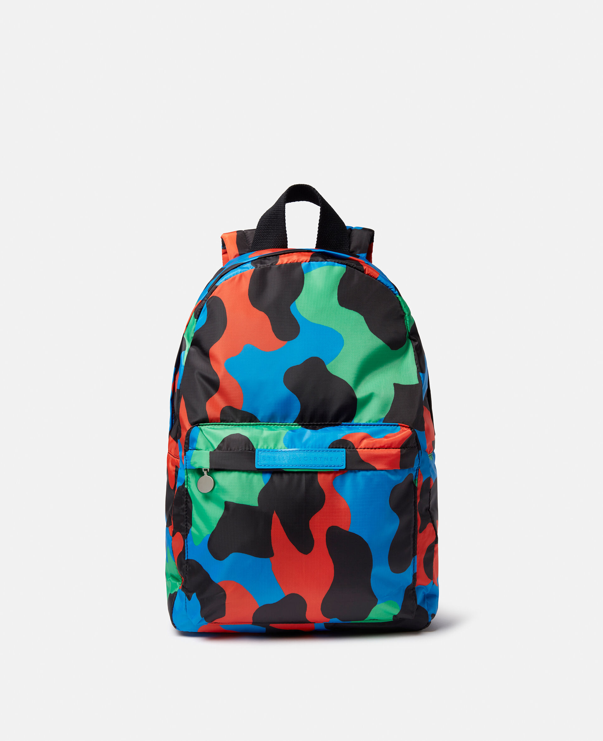 Camouflage Print Backpack-Multicolour-model Camouflage Print Backpack-Multicolour-model