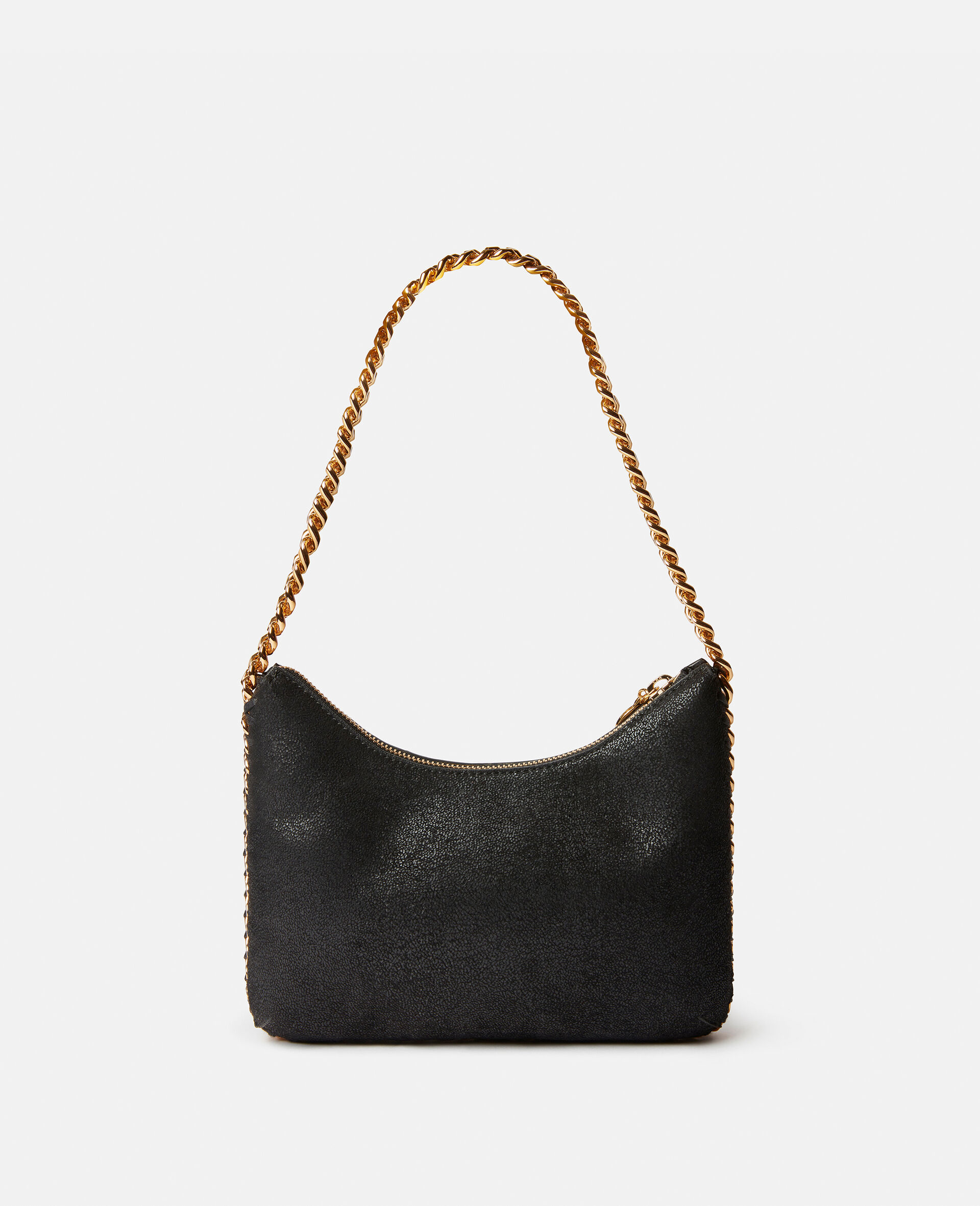 Falabella Zipped Mini Shoulder Bag -Black-large image number 2