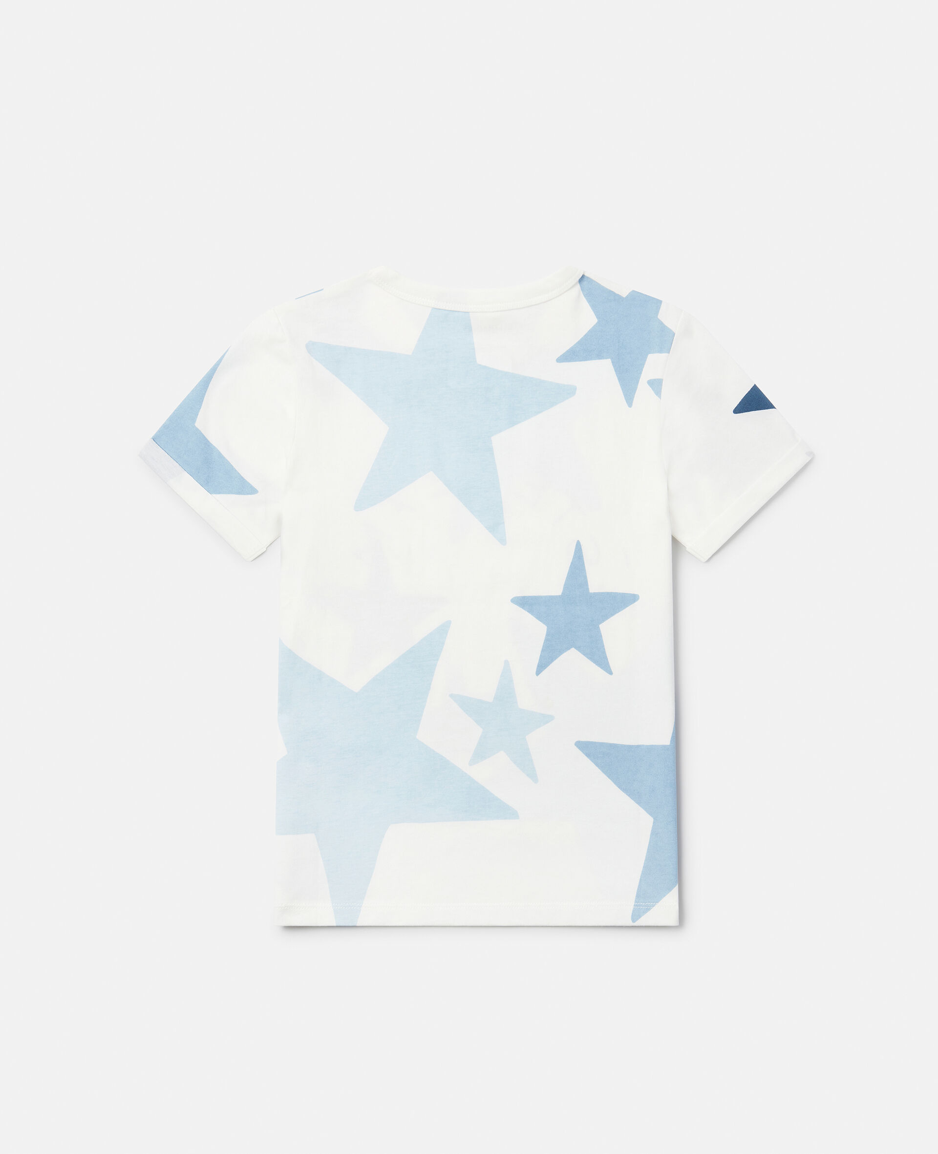 Stella Logo Star Print T-Shirt-White-large image number 2