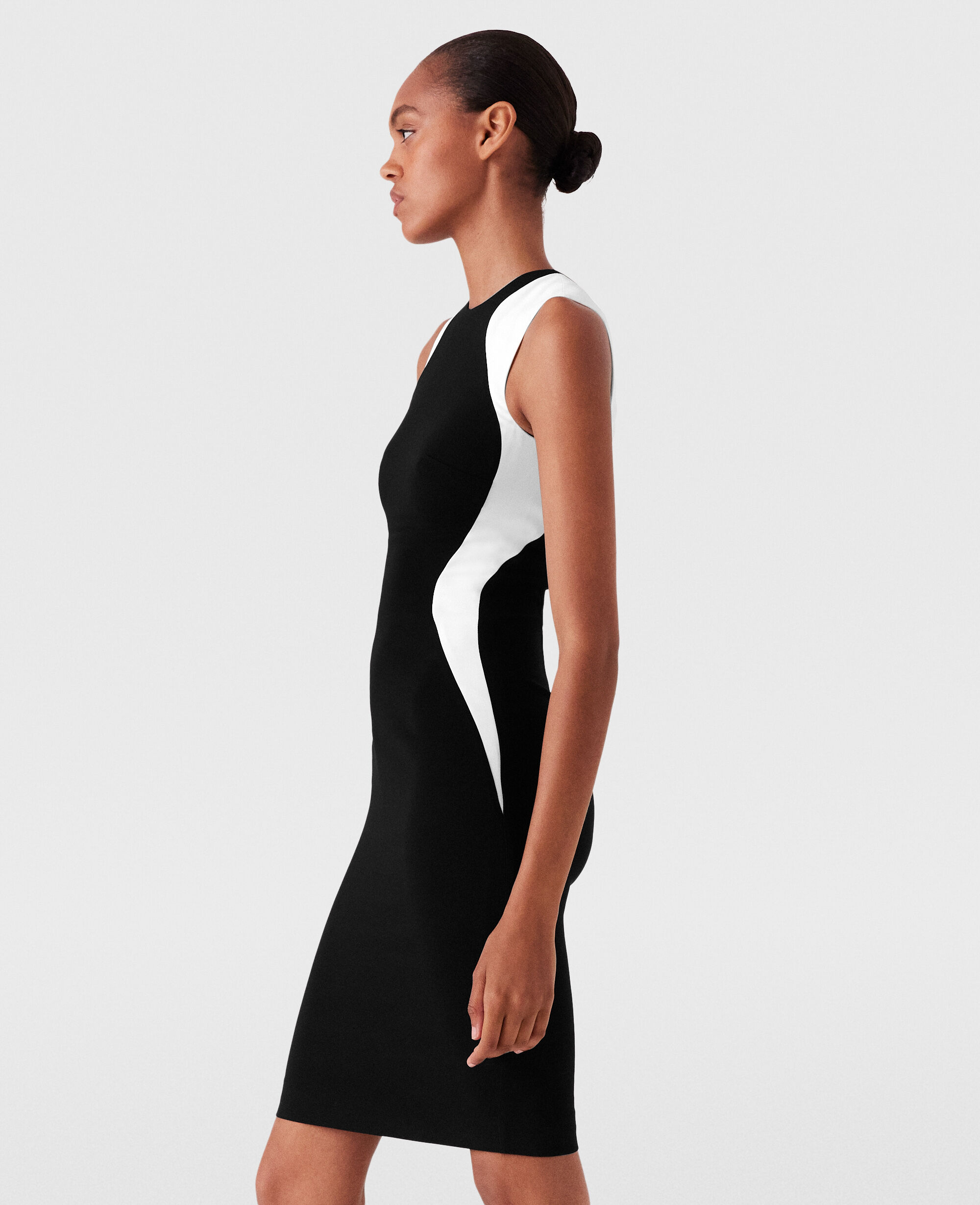 ワンピース STELLA MCCARTNEY Woman Dress Black 3200073DU300 1000 Women Black and white Miracle Mini Dress | Stella McCartney US