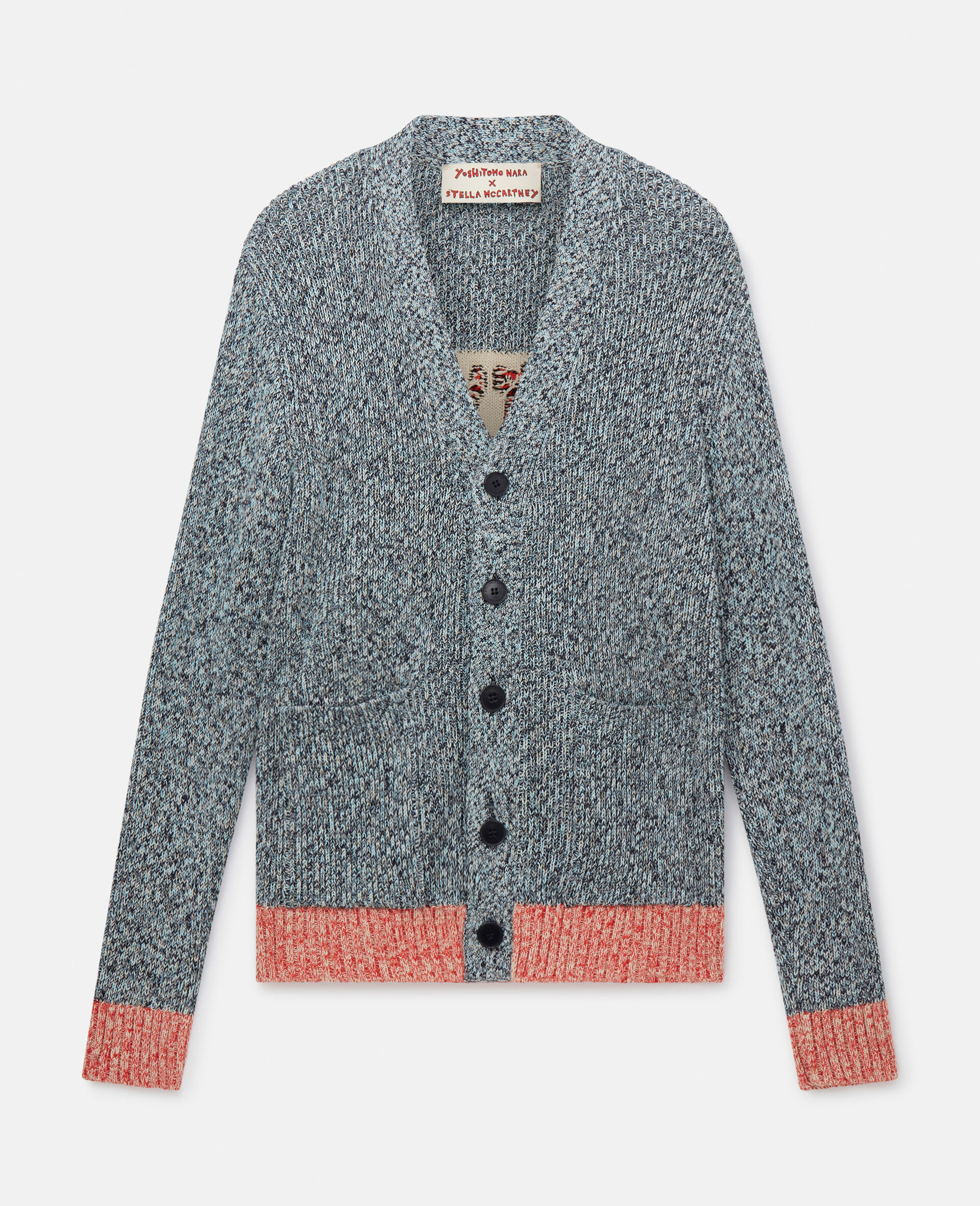 Don't Waste Another Day Cardigan-Blue-large image number 0