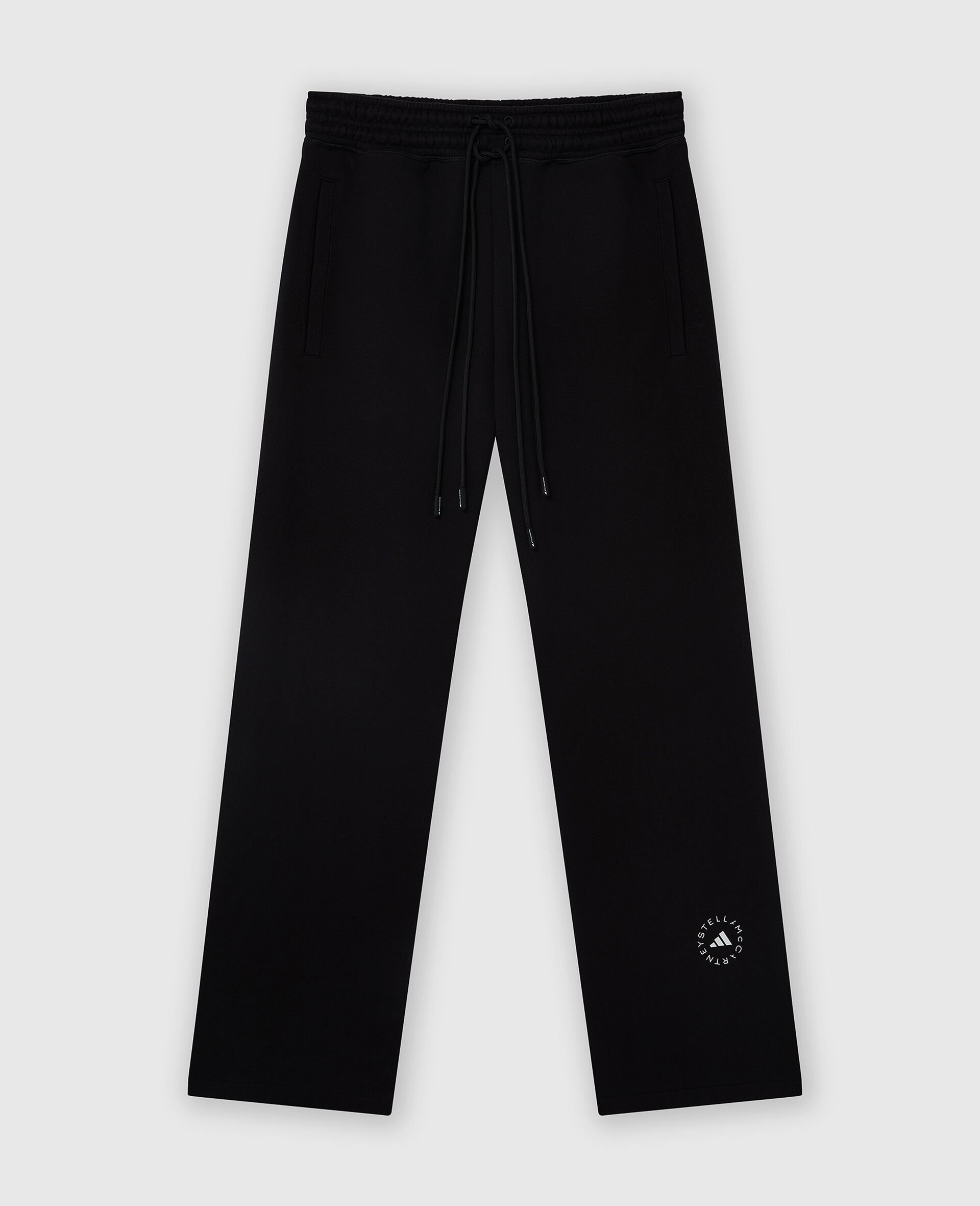 Logo Straight-Leg Joggers-Black-large image number 0