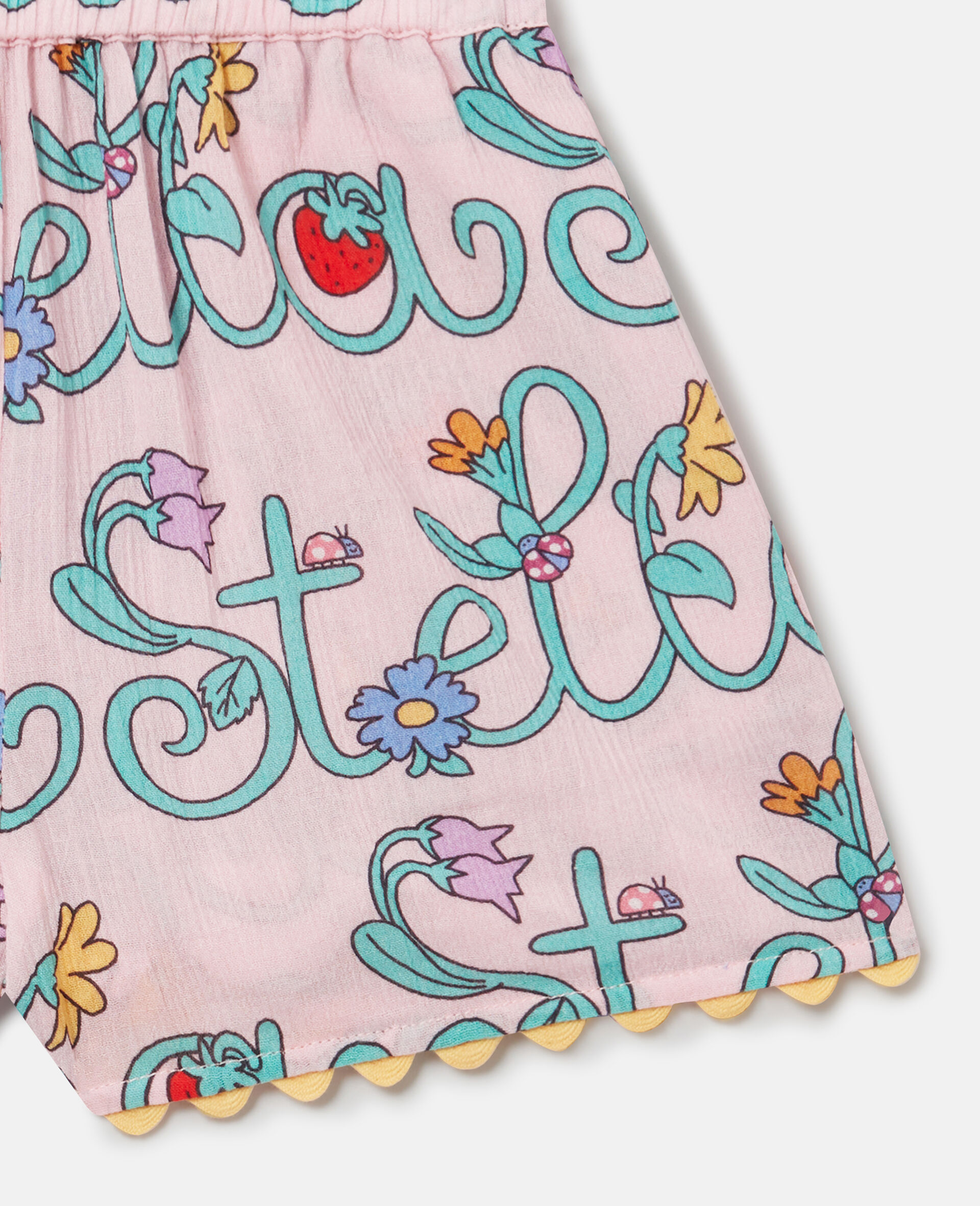 Stella Vine Print Shorts-Multicoloured-large image number 3