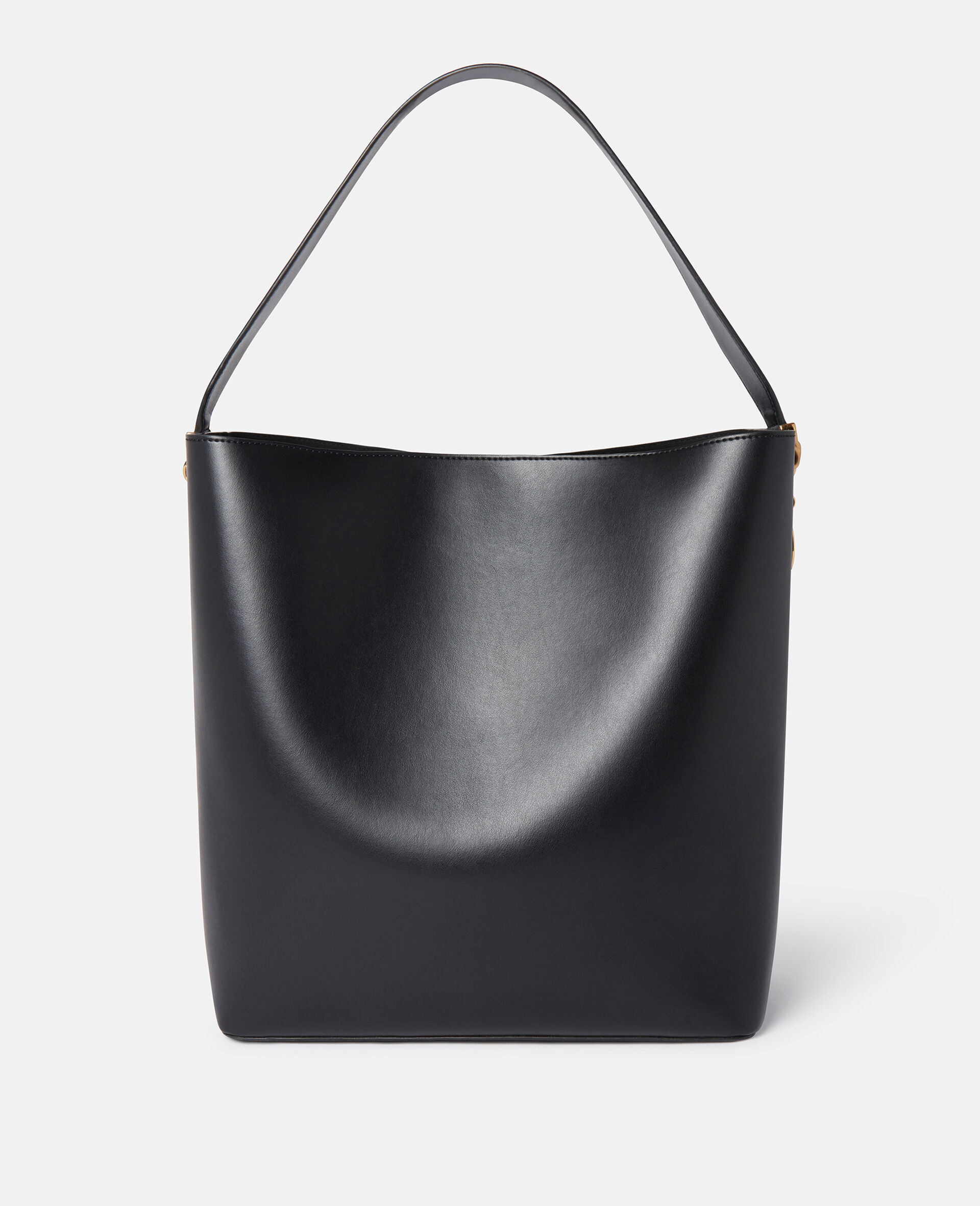 Borsa tote con cuciture a sopraggitto Frayme-Nero-large image number 2