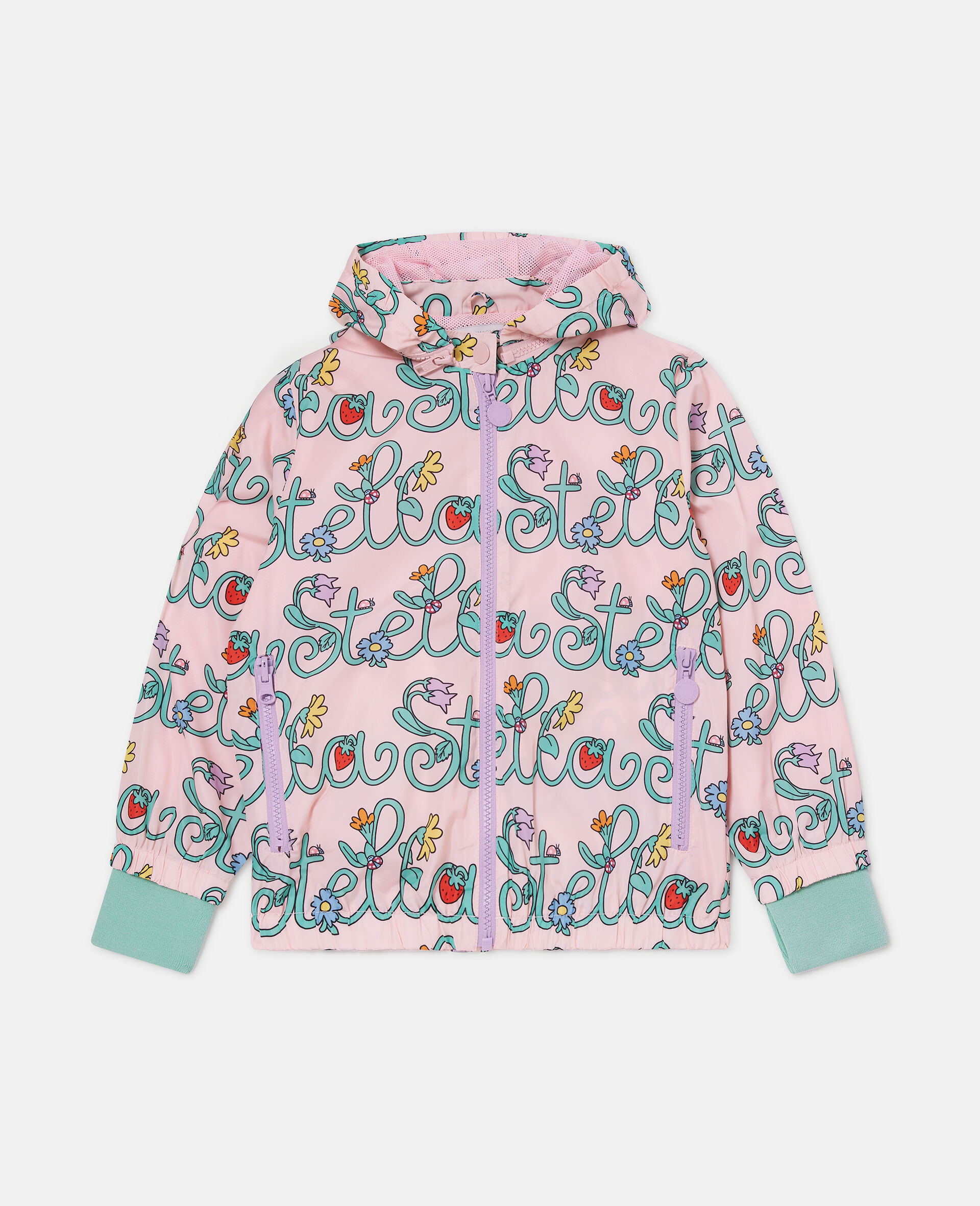 Stella Vine Hooded Raincoat-Multicolour-medium