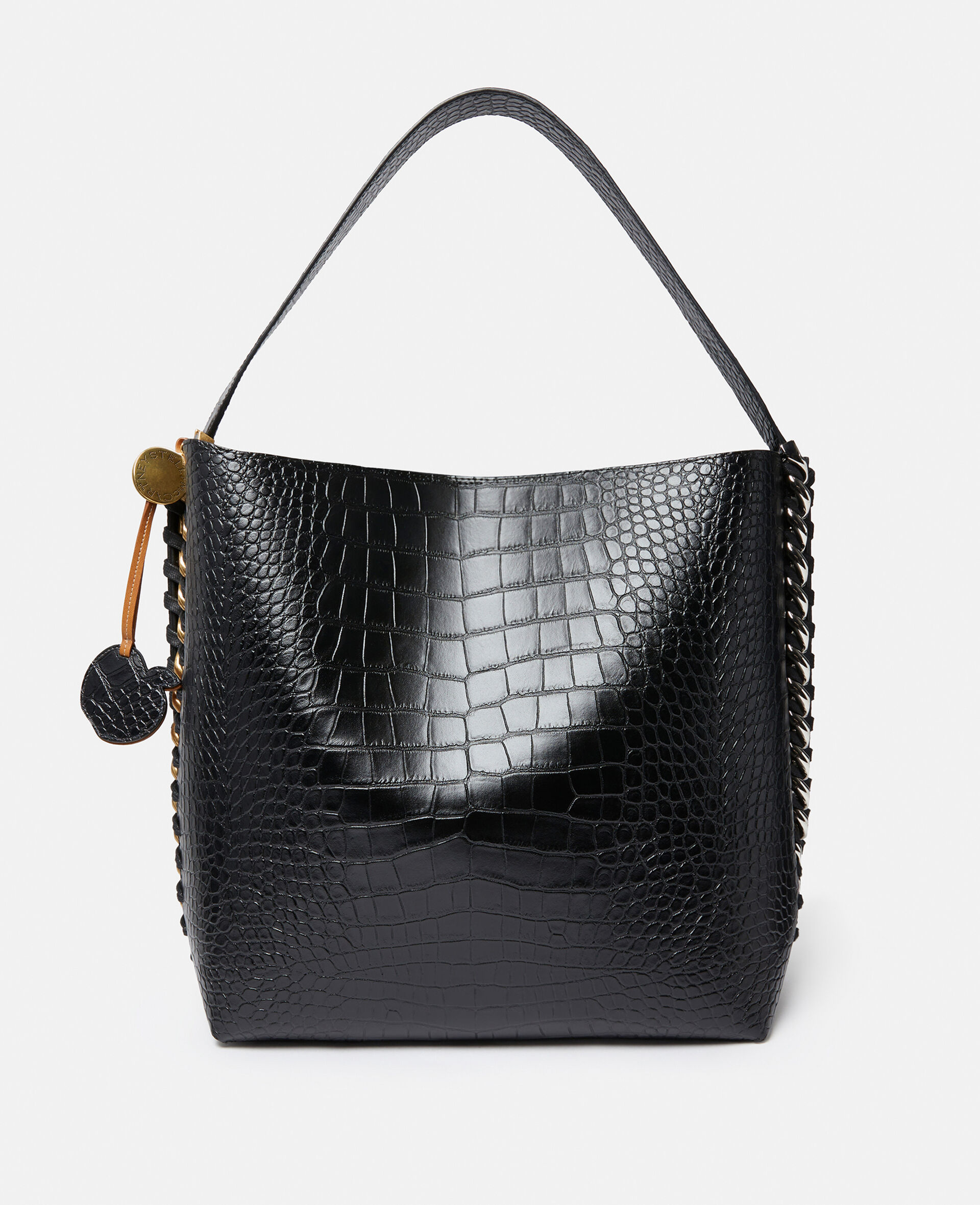 Frayme Croc-Effect Embossed Tote Bag-Multicolour-large image number 0