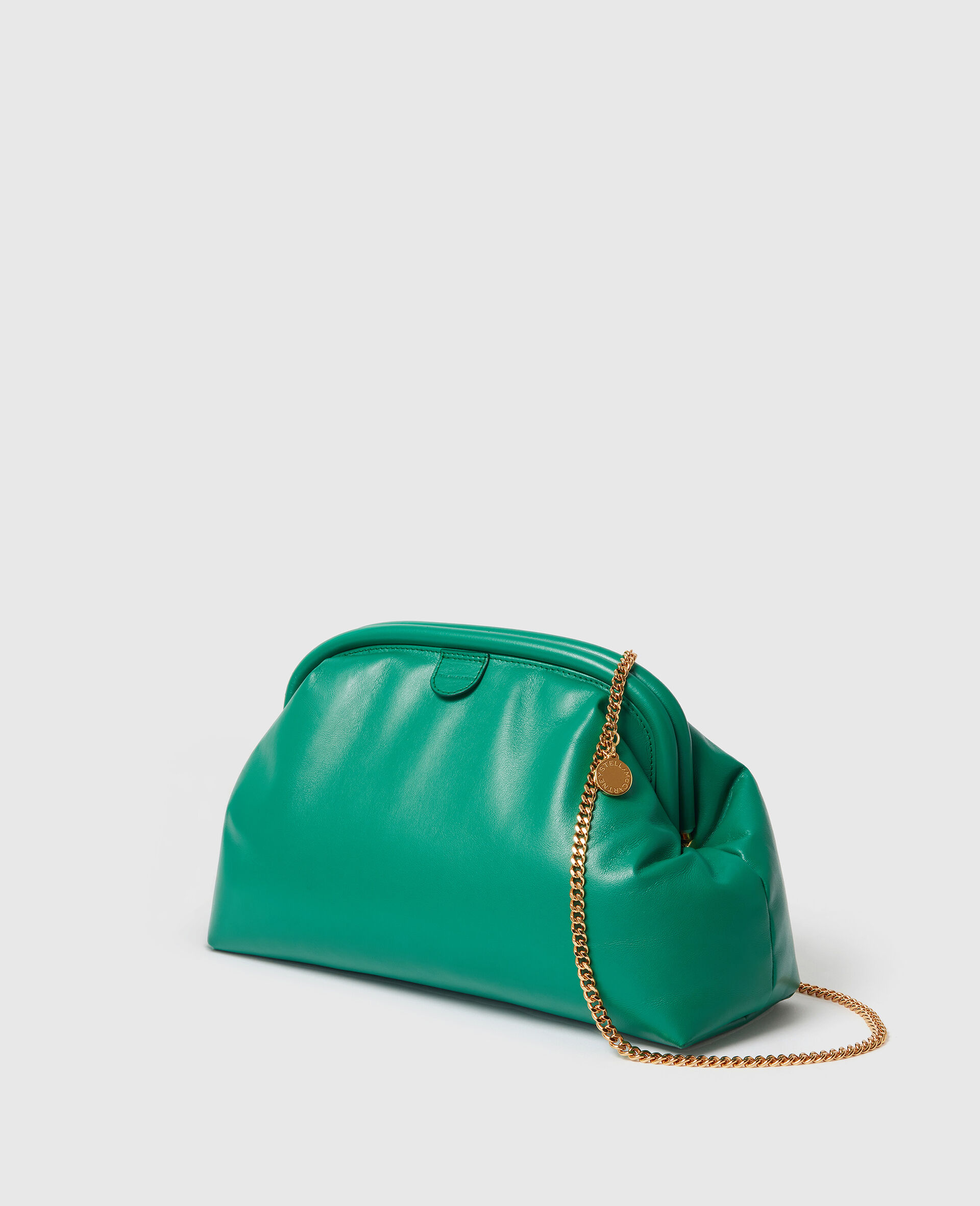 Falabella Padded Soft Clutch-Black-large image number 7