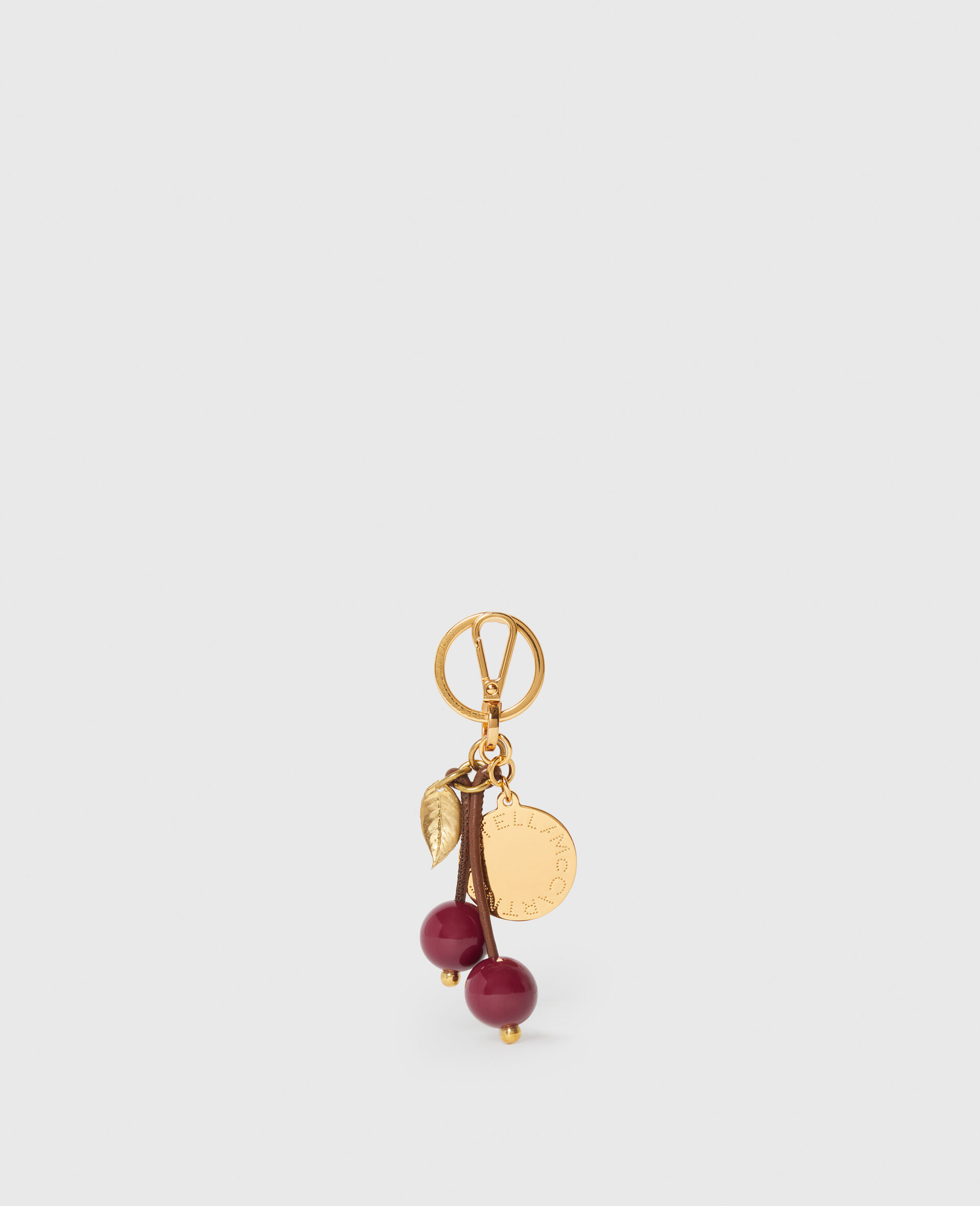 Cherry Charm Medallion Keyring-Red-large image number 0