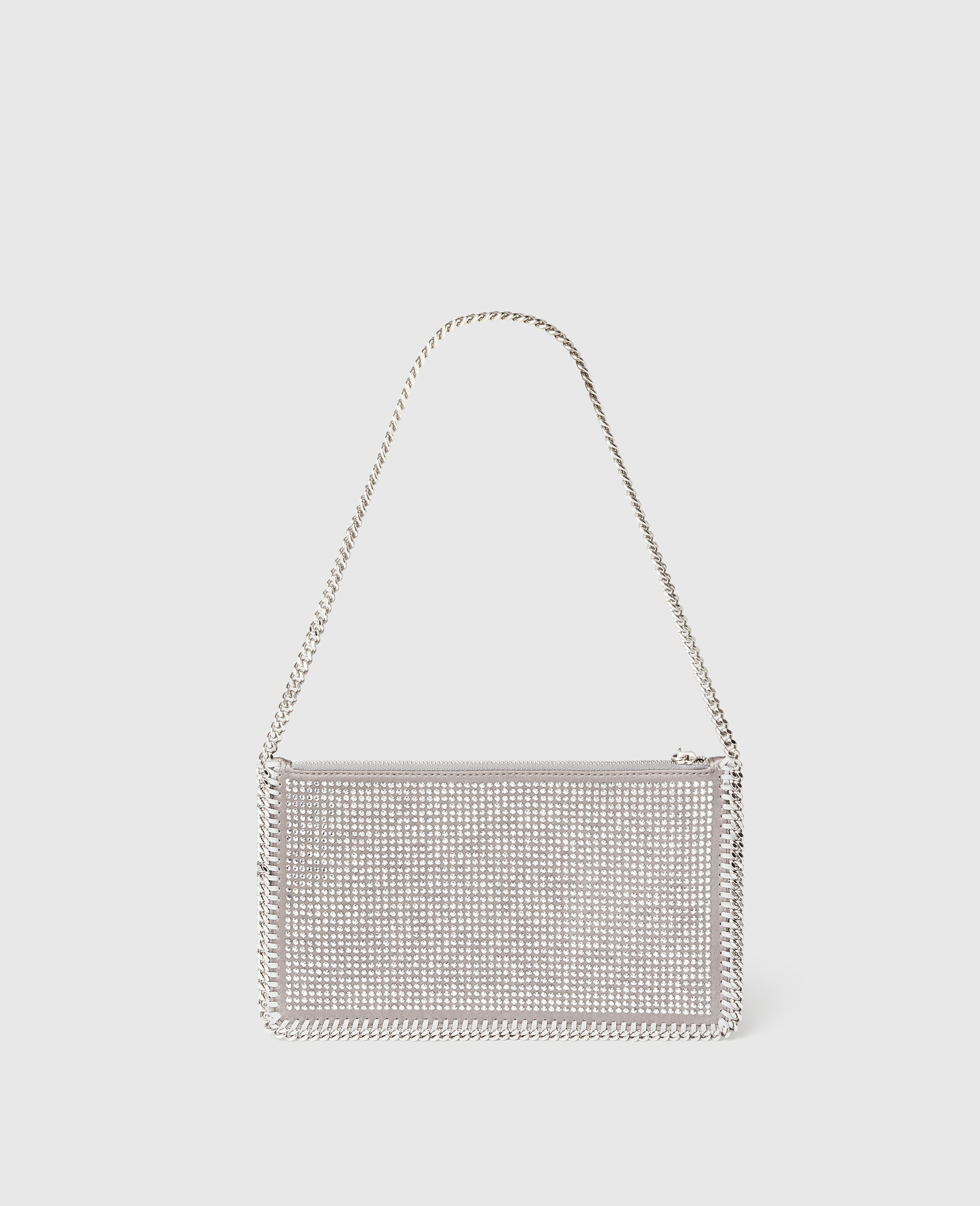 Falabella Crystal Pochette Shoulder Bag-Silver-large image number 2