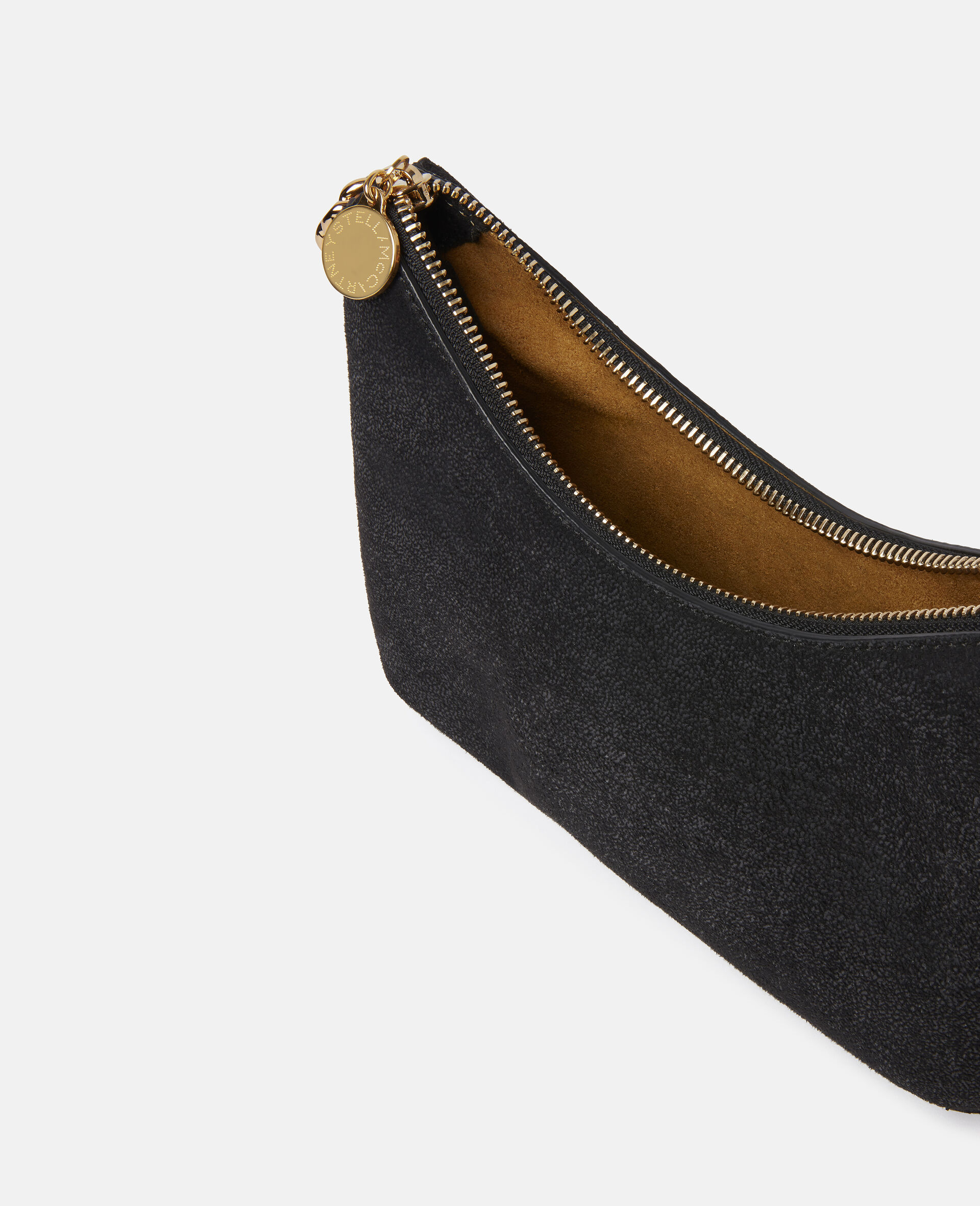 Falabella拉链迷你肩背包-黑色-large image number 4