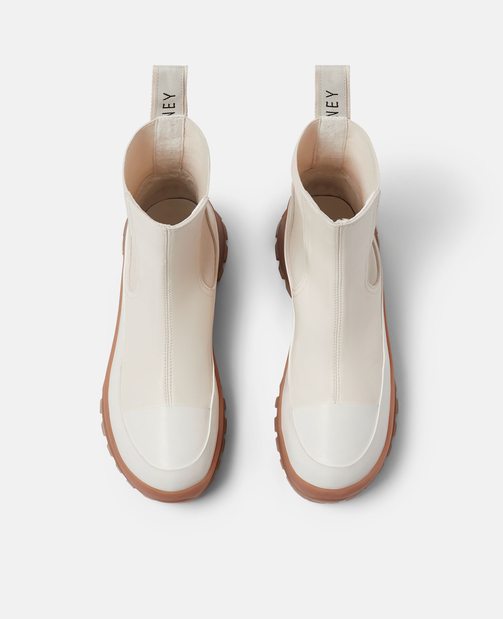 Trace Chelsea Boots-White-large image number 3