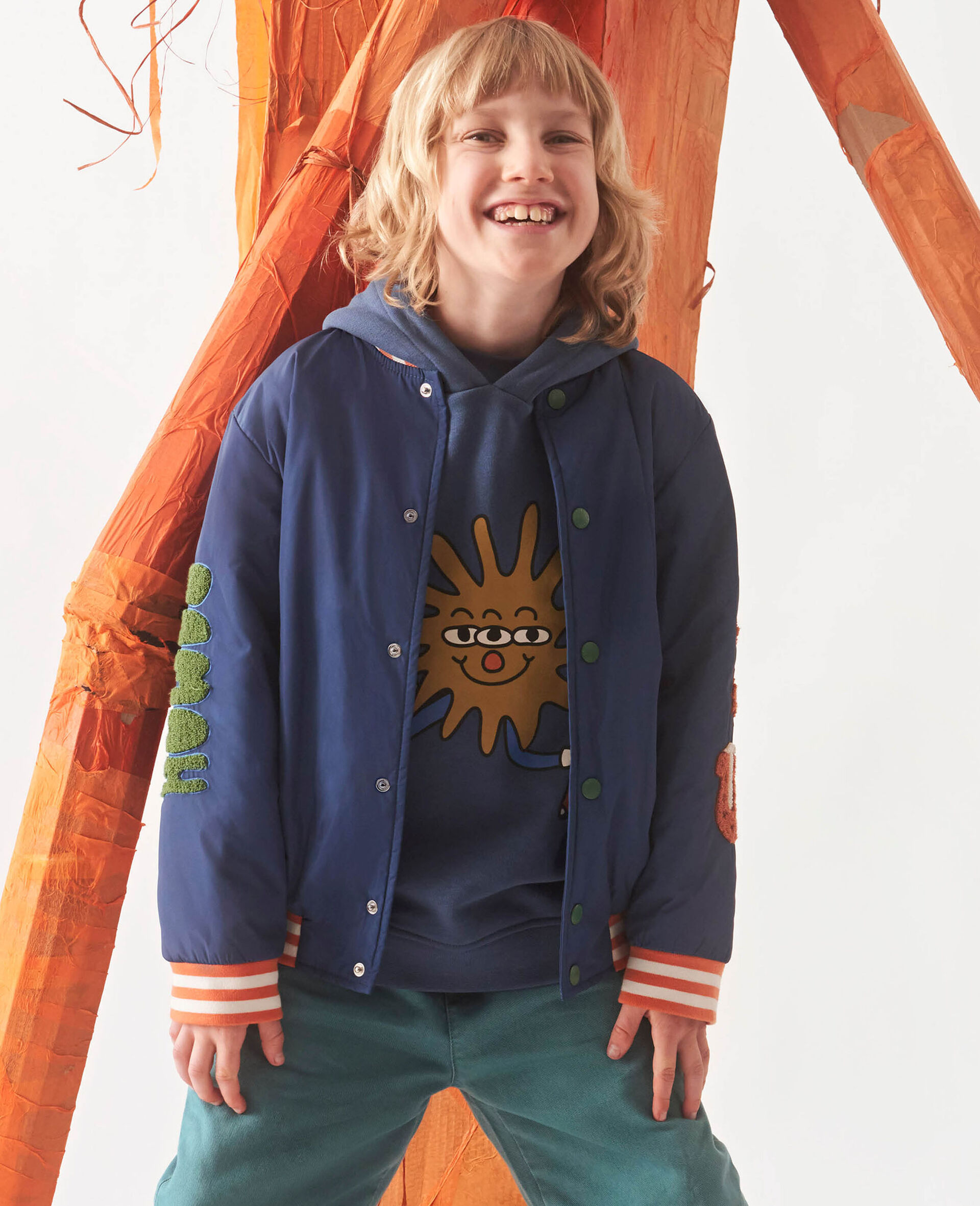 Bomber Cowboy dello Spazio-Blu-model