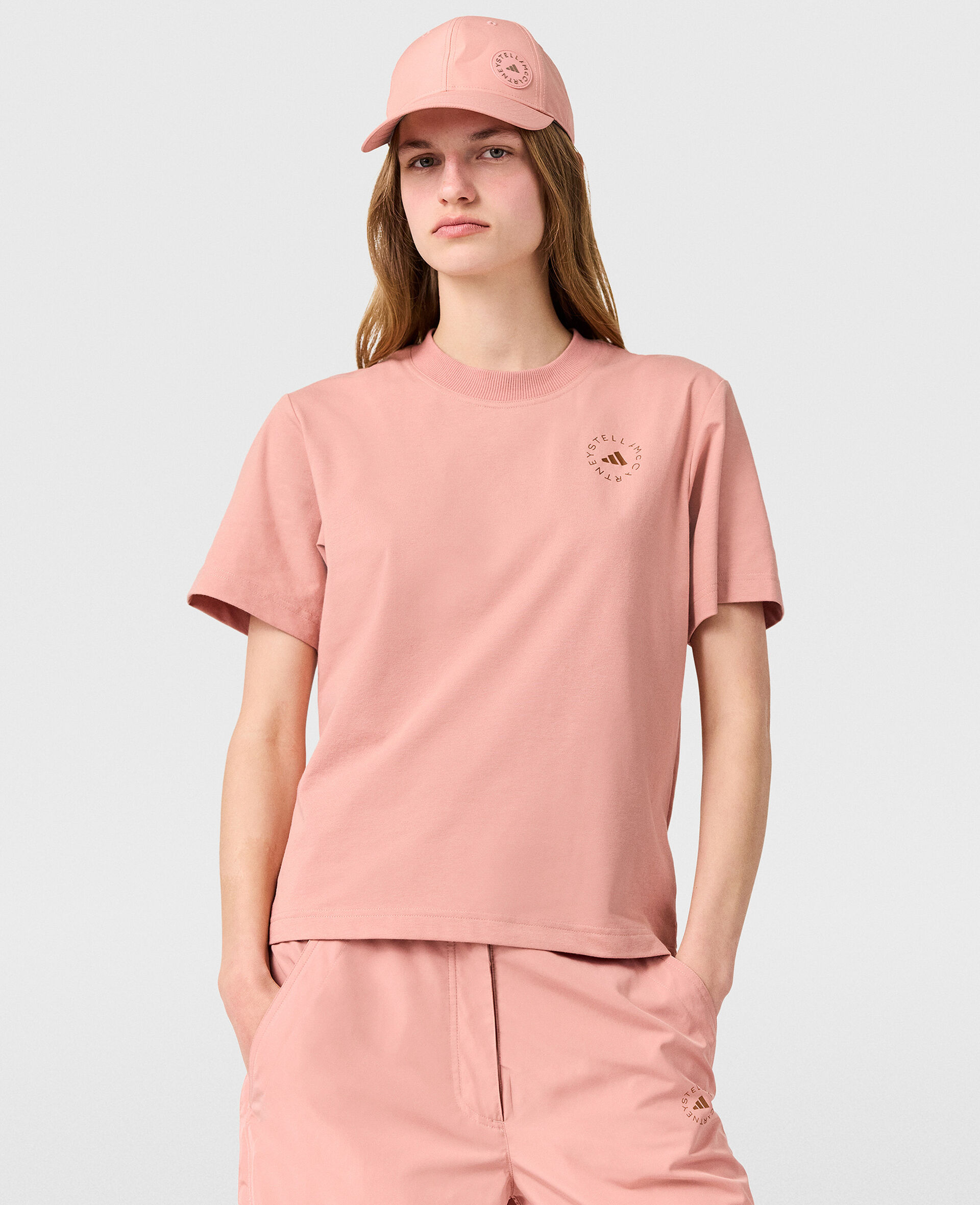 Logo Classic T-Shirt-Pink-medium