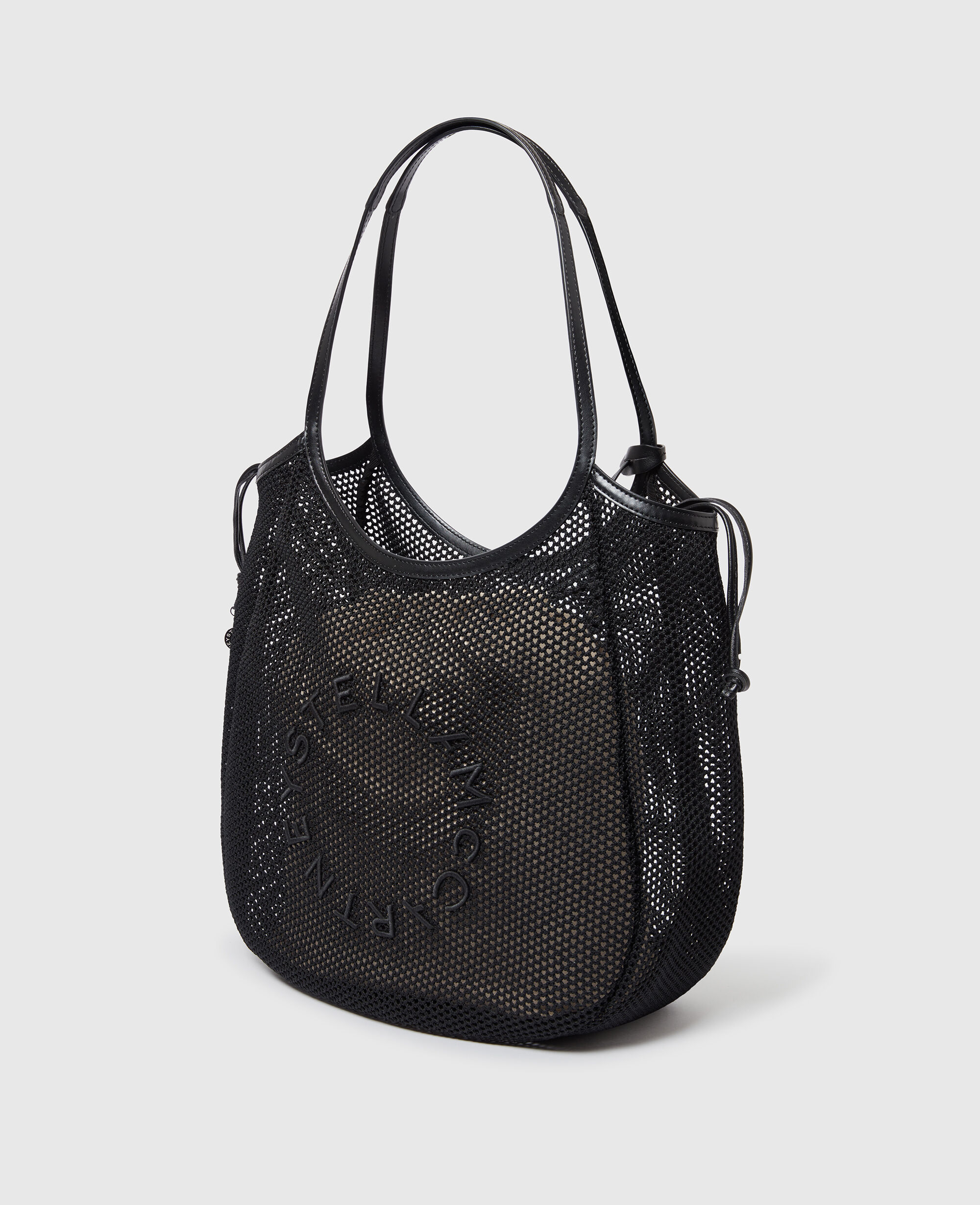 ショルダーバッグ・ポシェット Stella Mccartney Hobo Bag Large With Logo Women BLACK Logo Shoulder Bag | Stella McCartney US