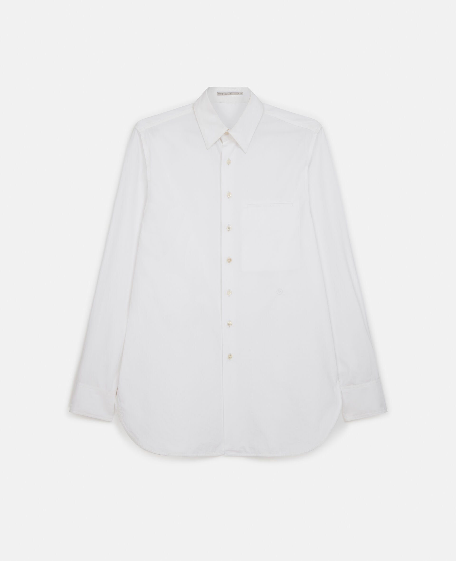 Boyfriend Fit Shirt-White-large image number 0