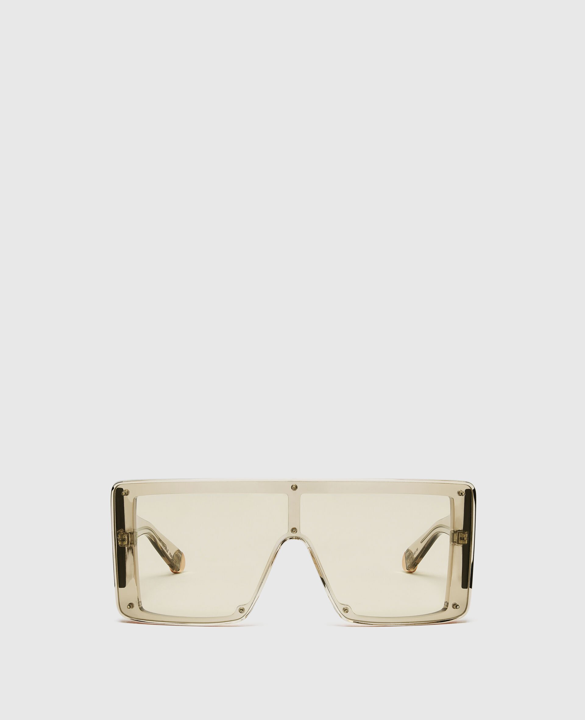 Translucent Square Sunglasses-Black-large image number 0