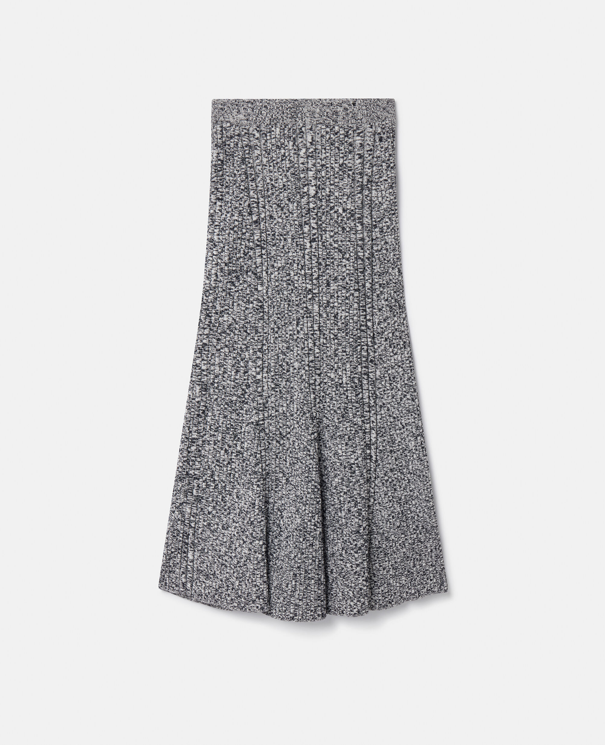 Rib knit skirt gray new arrivals