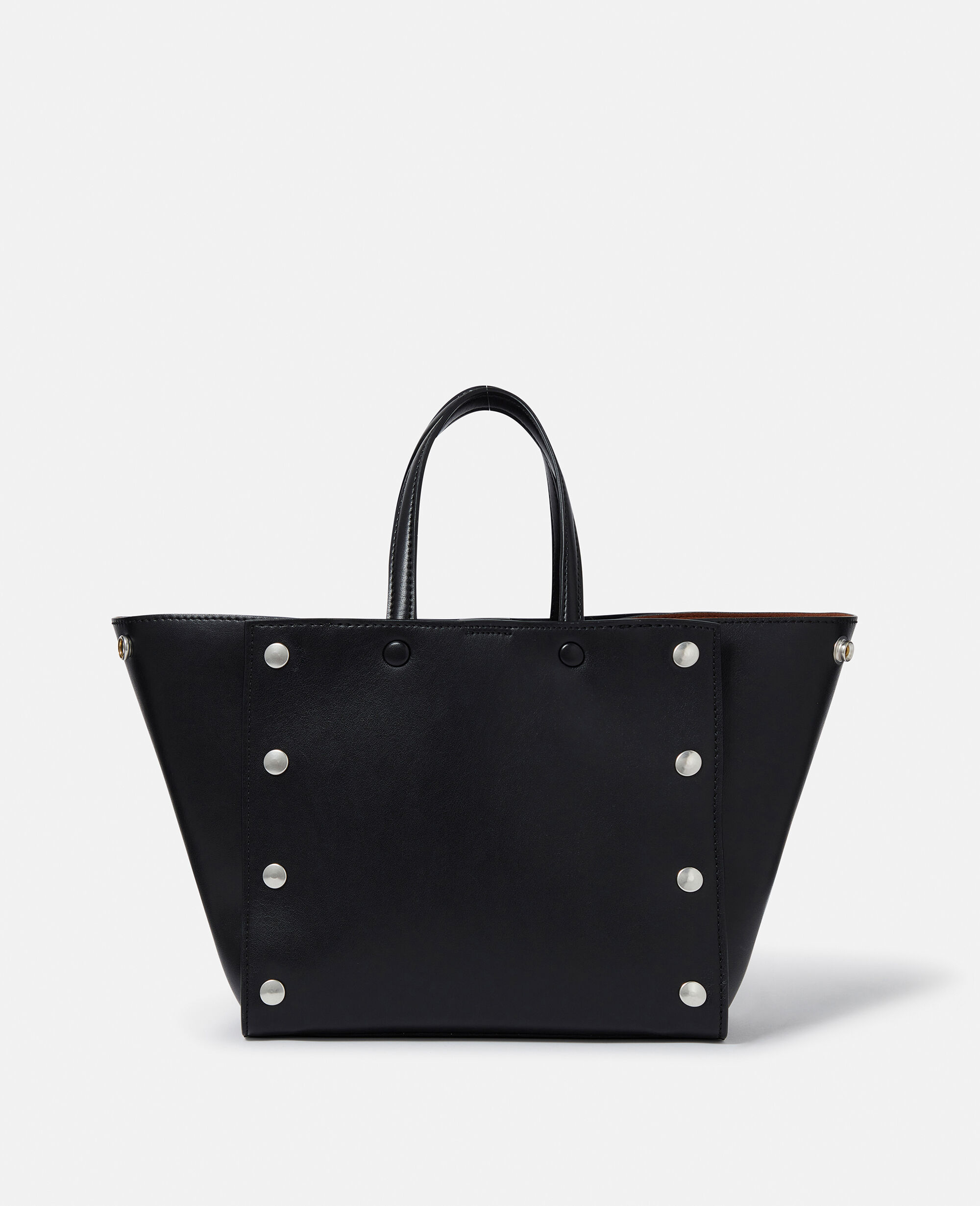 Women Pitch black Stella Studs Small Tote Bag Stella McCartney PT