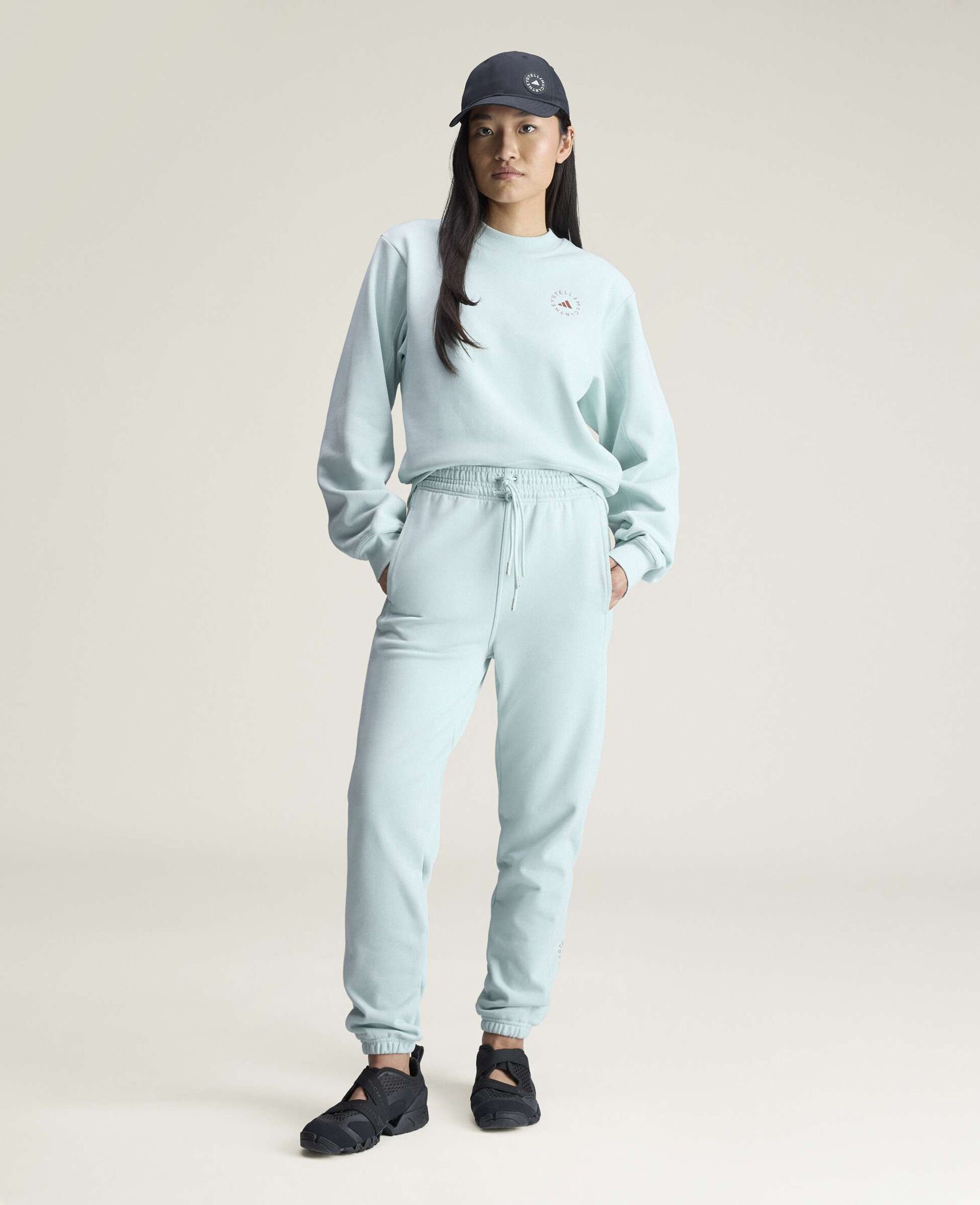 Logo Elasticated  Joggers-Green-medium