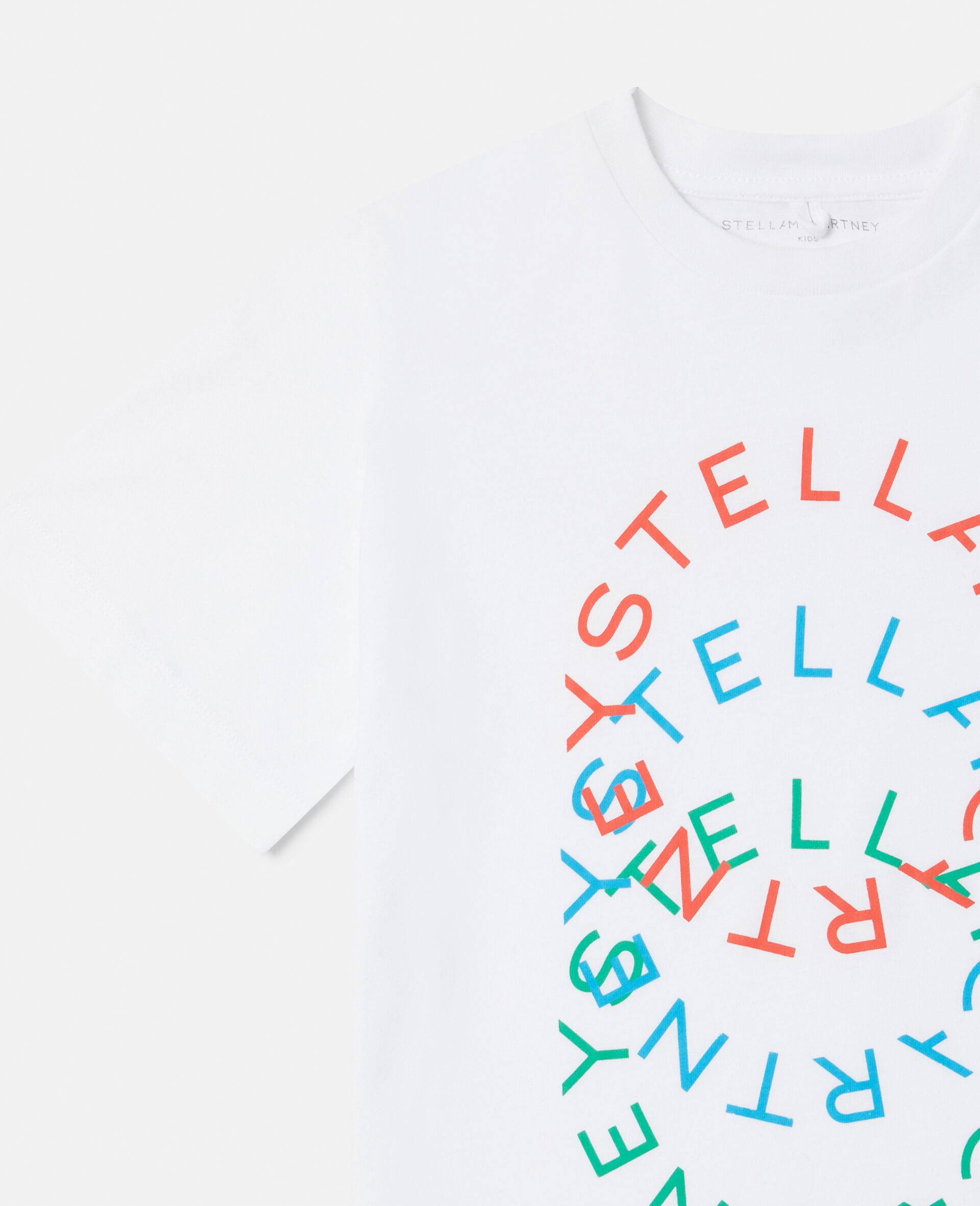 Stella Logo Oversized T-Shirt-White-large image number 1