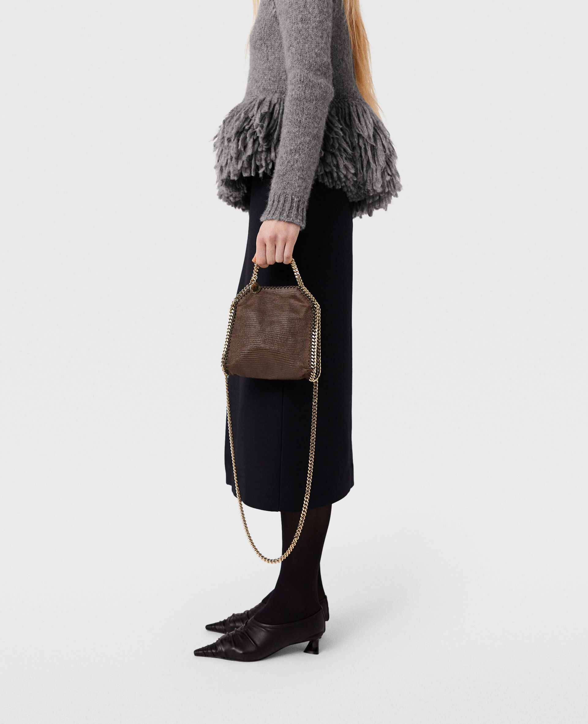 Elsa Ruched Kitten Heel Pumps-Black-large image number 2