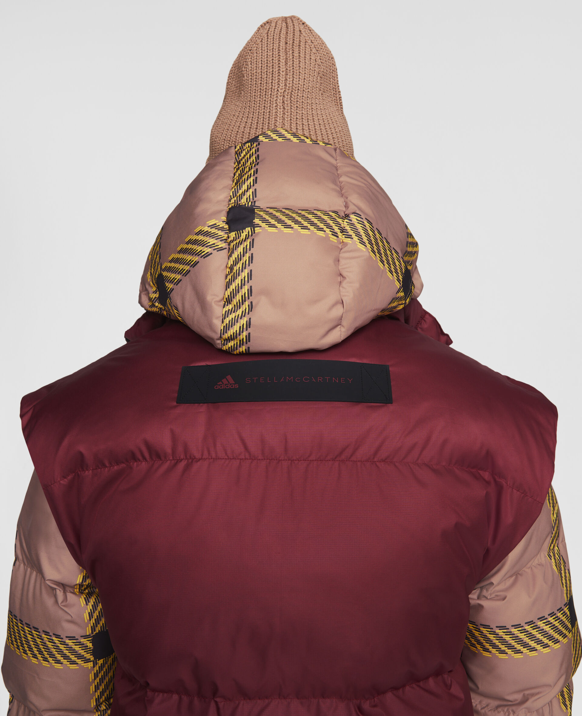 Padded Winter Gilet-Red-large image number 3