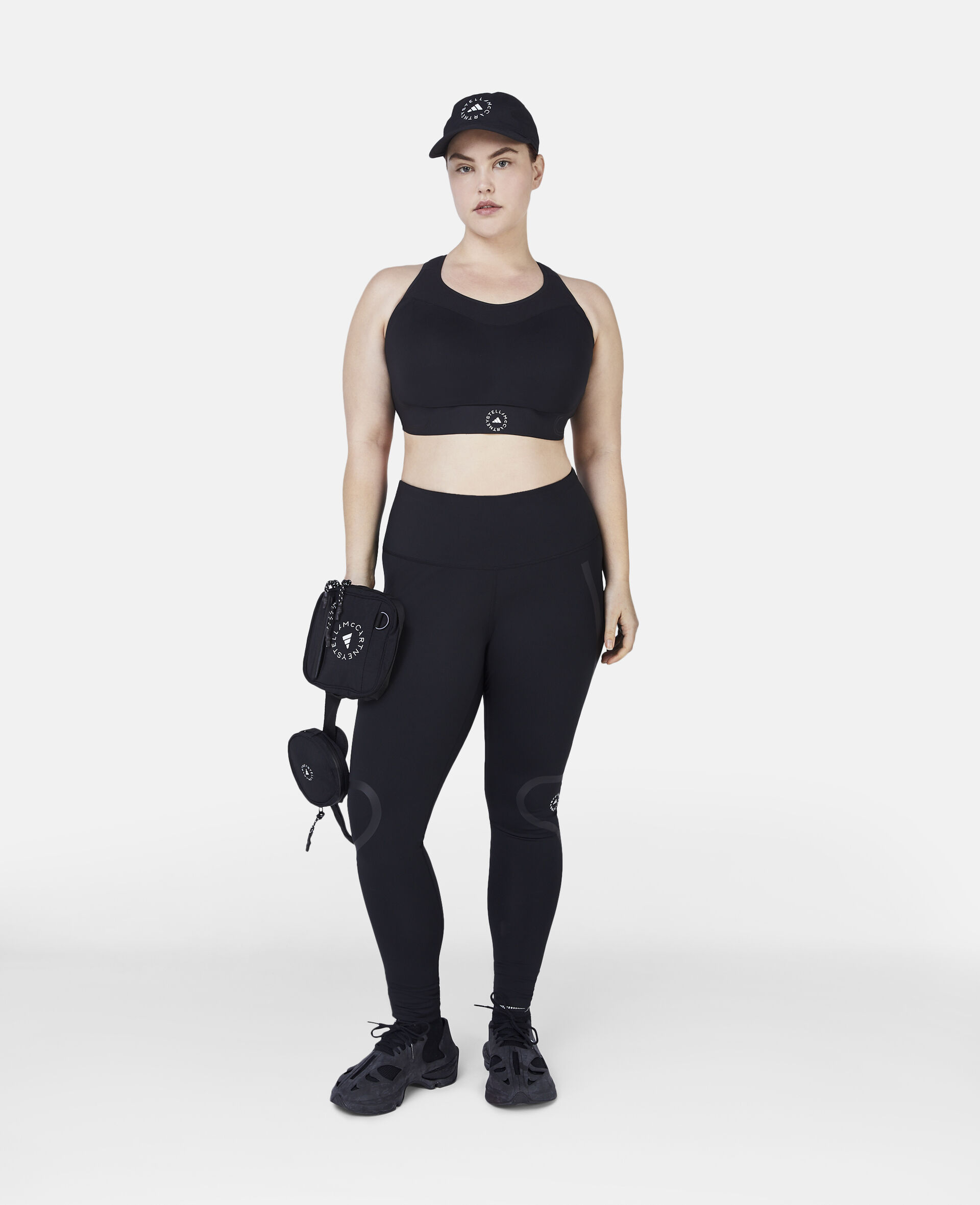 TruePace Plus Size High Support Sports Bra-Black-large image number 1