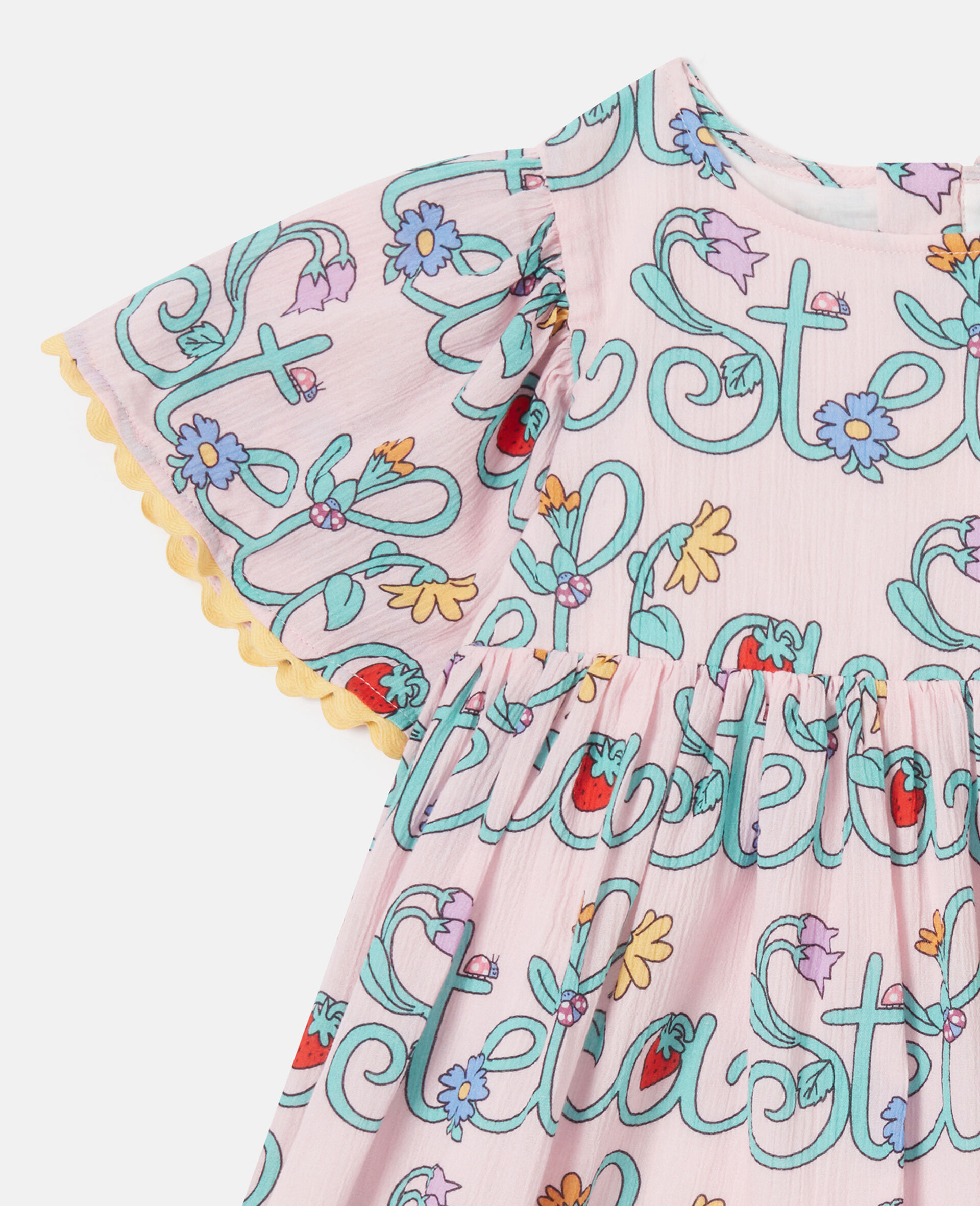 Kleid mit Stella Ranken-Print-Bunt-medium