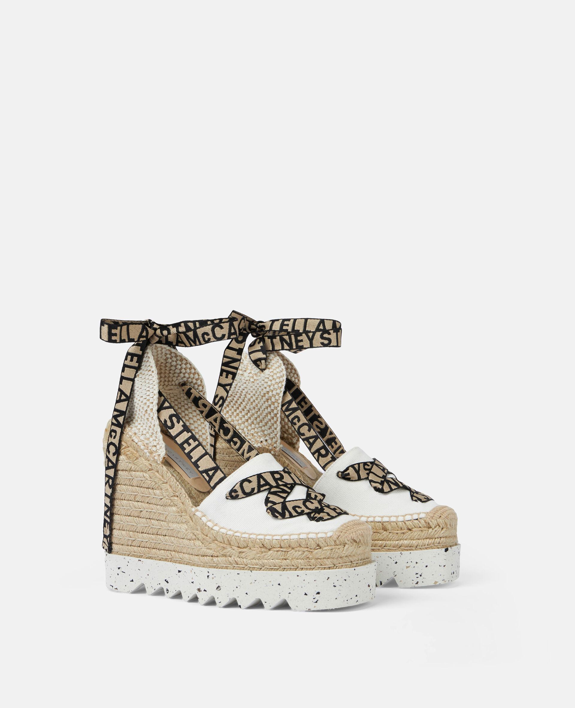 Gaia Platform Espadrille Wedges-White-medium Gaia Platform Espadrille Wedges-White-medium