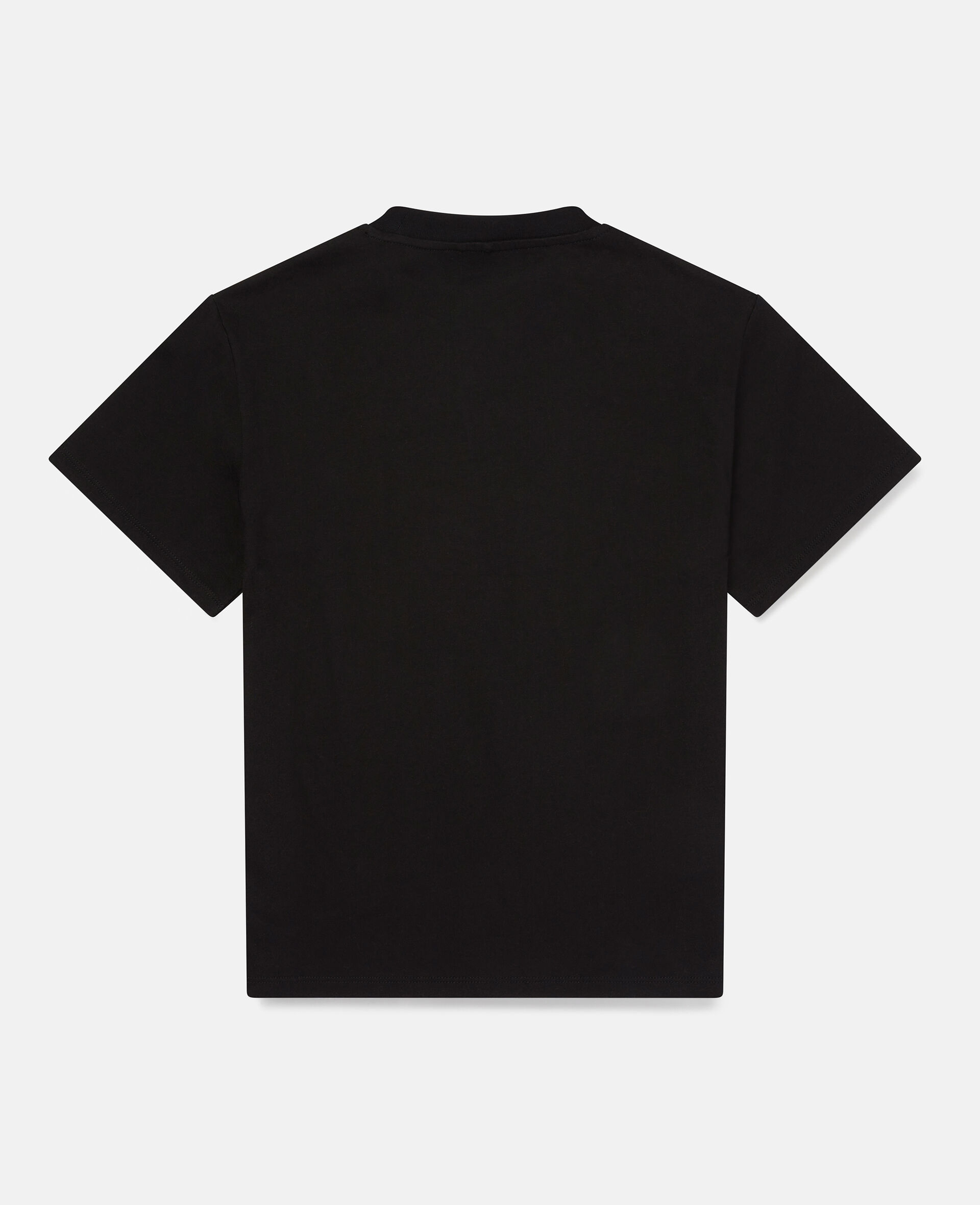 Stella Logo Cotton T‐Shirt-Black-large image number 1