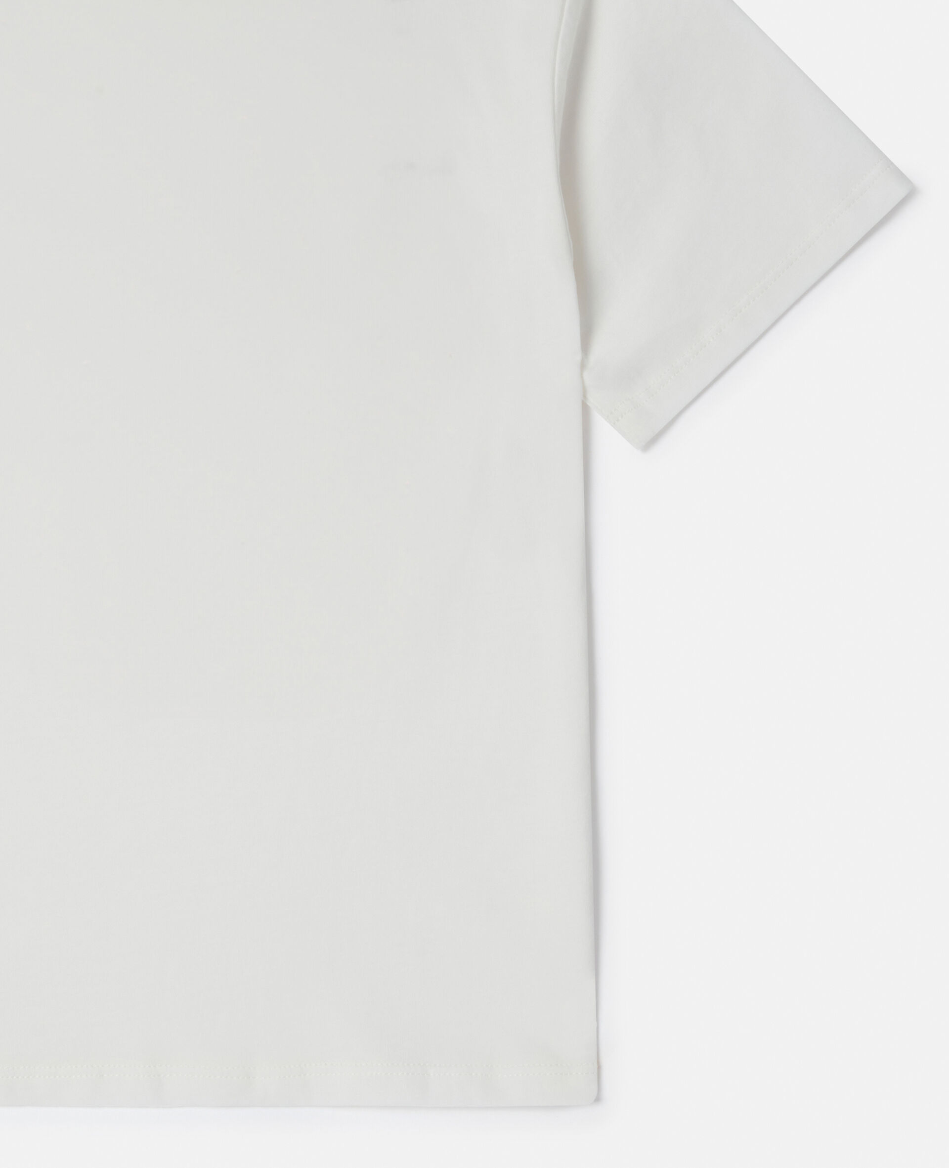 T-Shirt mit Rundhalsausschnitt und Frosch-Grafik-Wei&szlig;-large image number 3