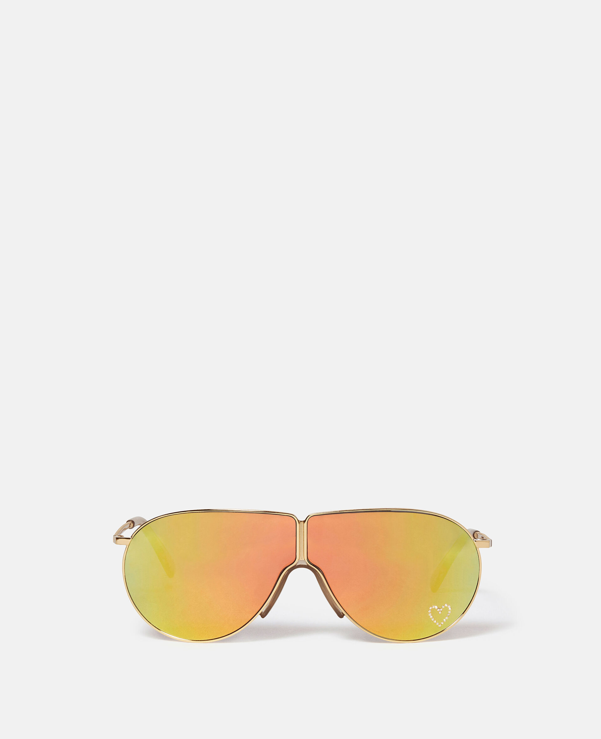 Gold mirror store aviator sunglasses