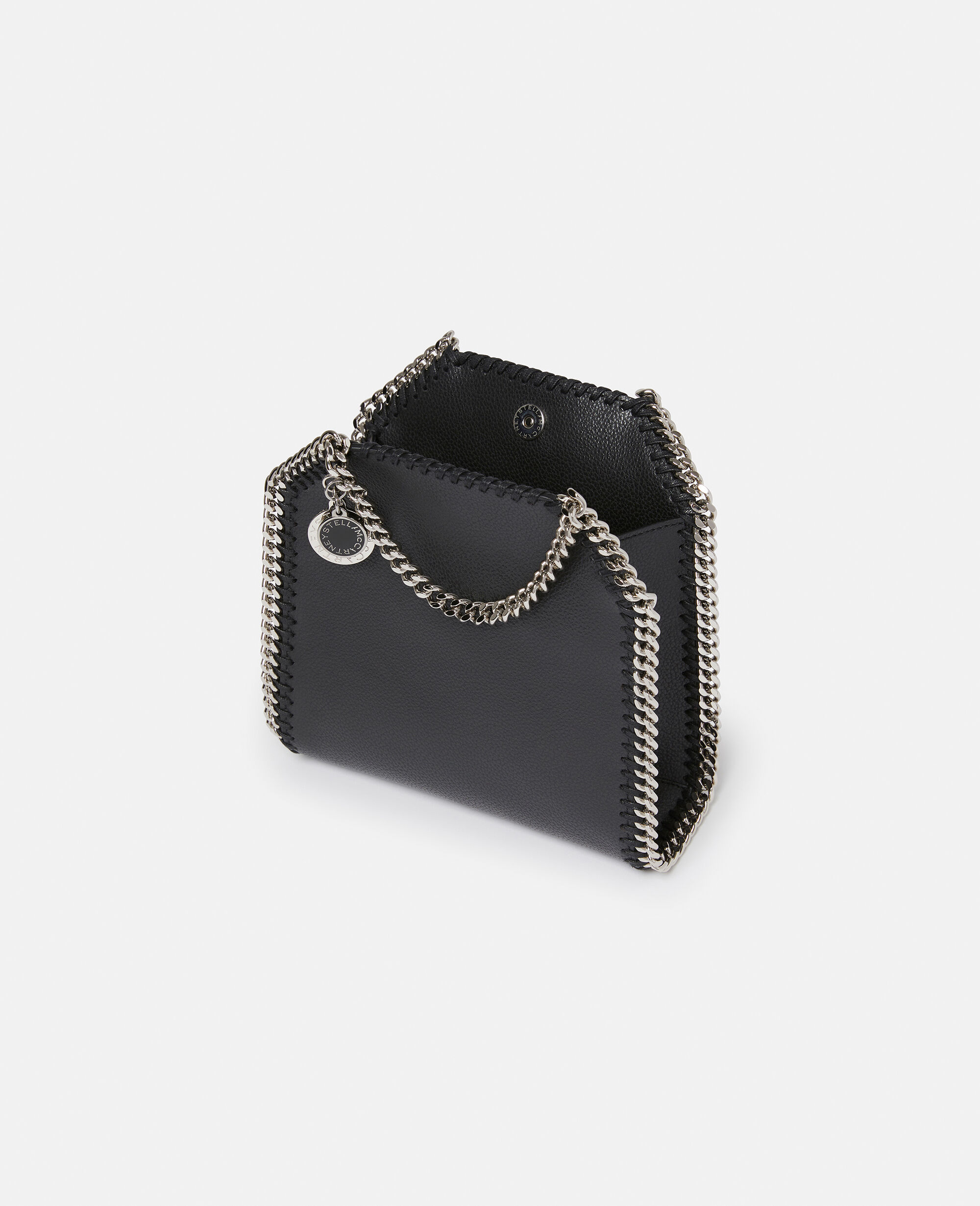 Falabella Mini embellished shoulder bag in silver - Stella Mc Cartney |  Mytheresa