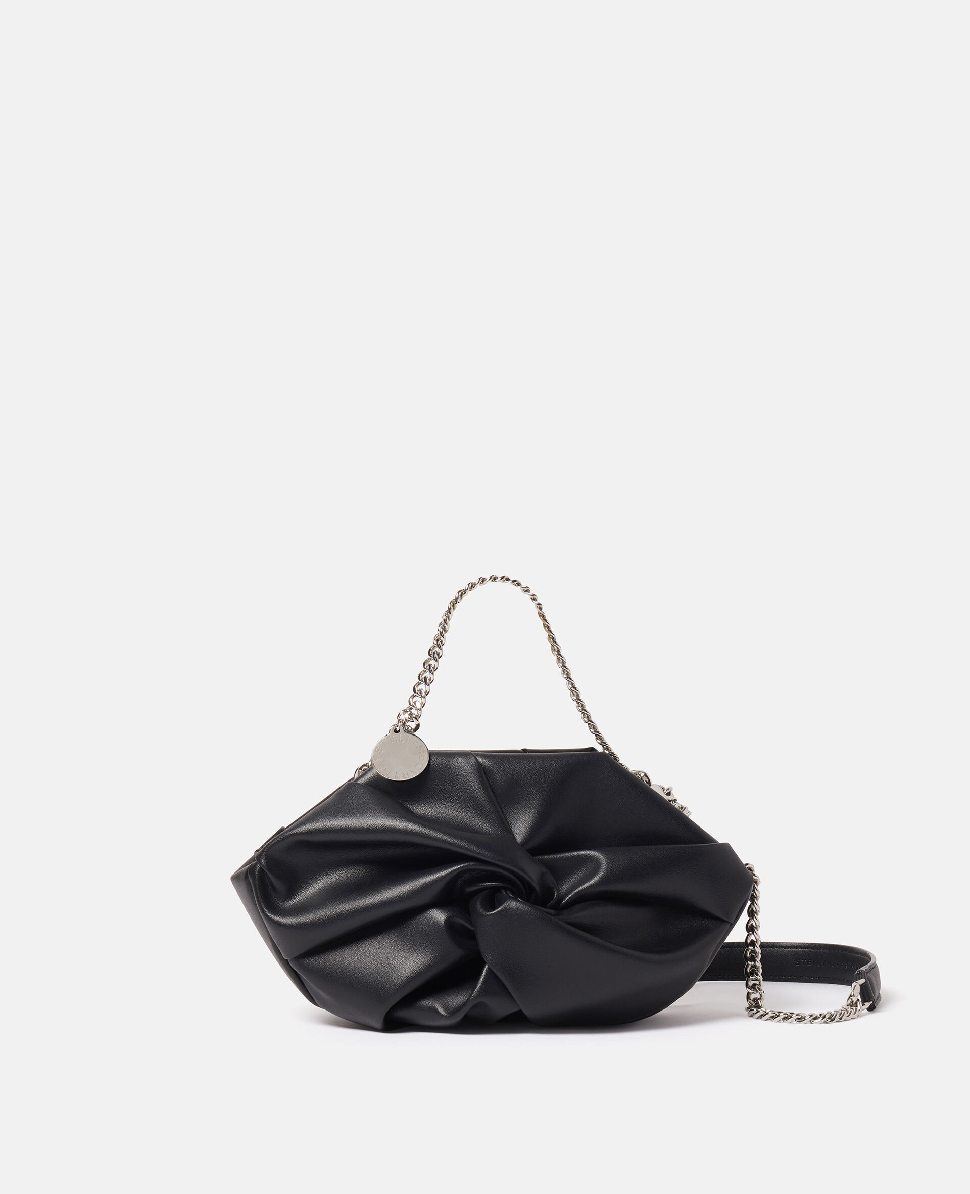 Falabella Twist-Front Shoulder Bag-Black-medium
