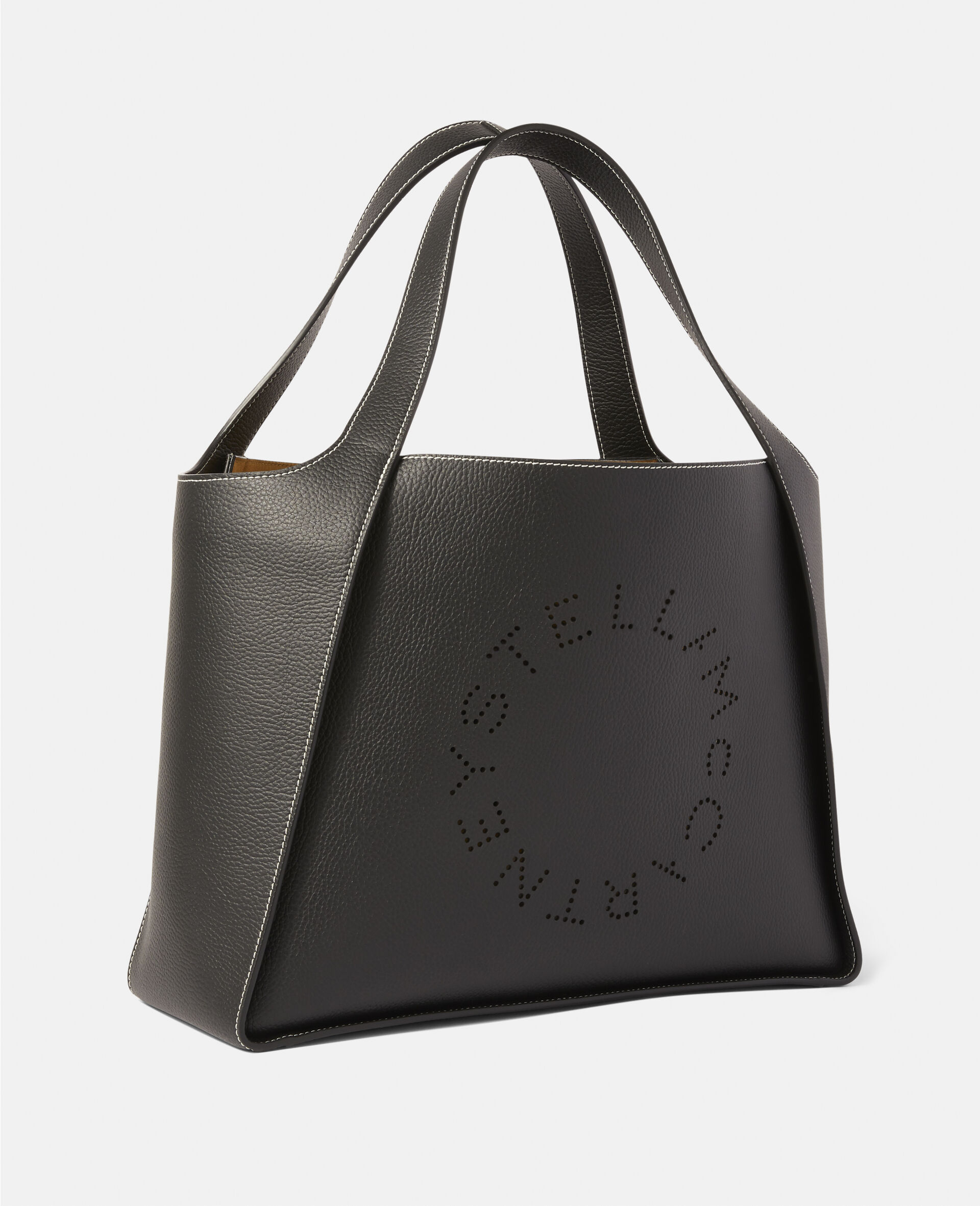 Women Black Logo Large Tote Bag | Stella McCartney US
