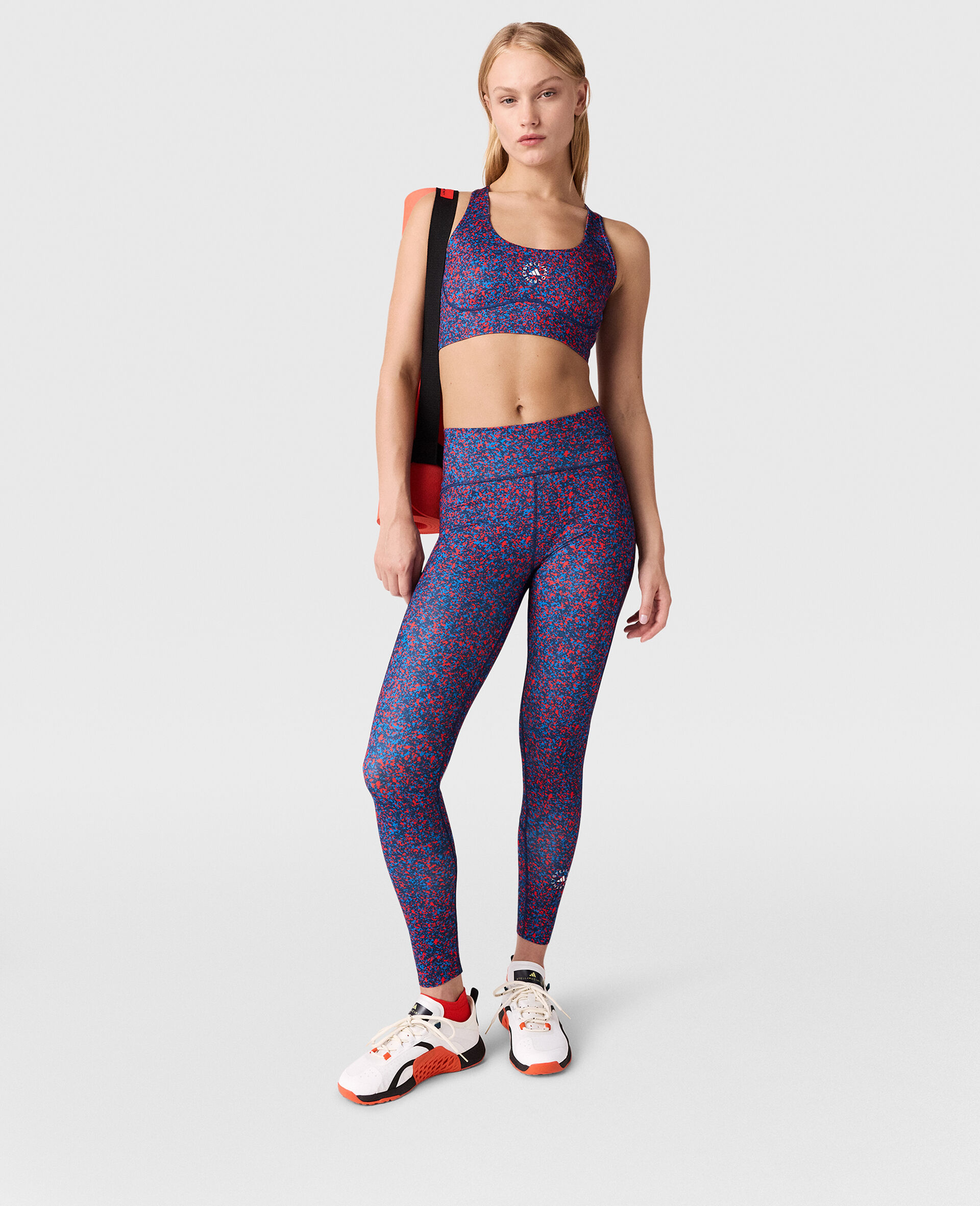 TruePurpose Optime Training Leggings-Red-model