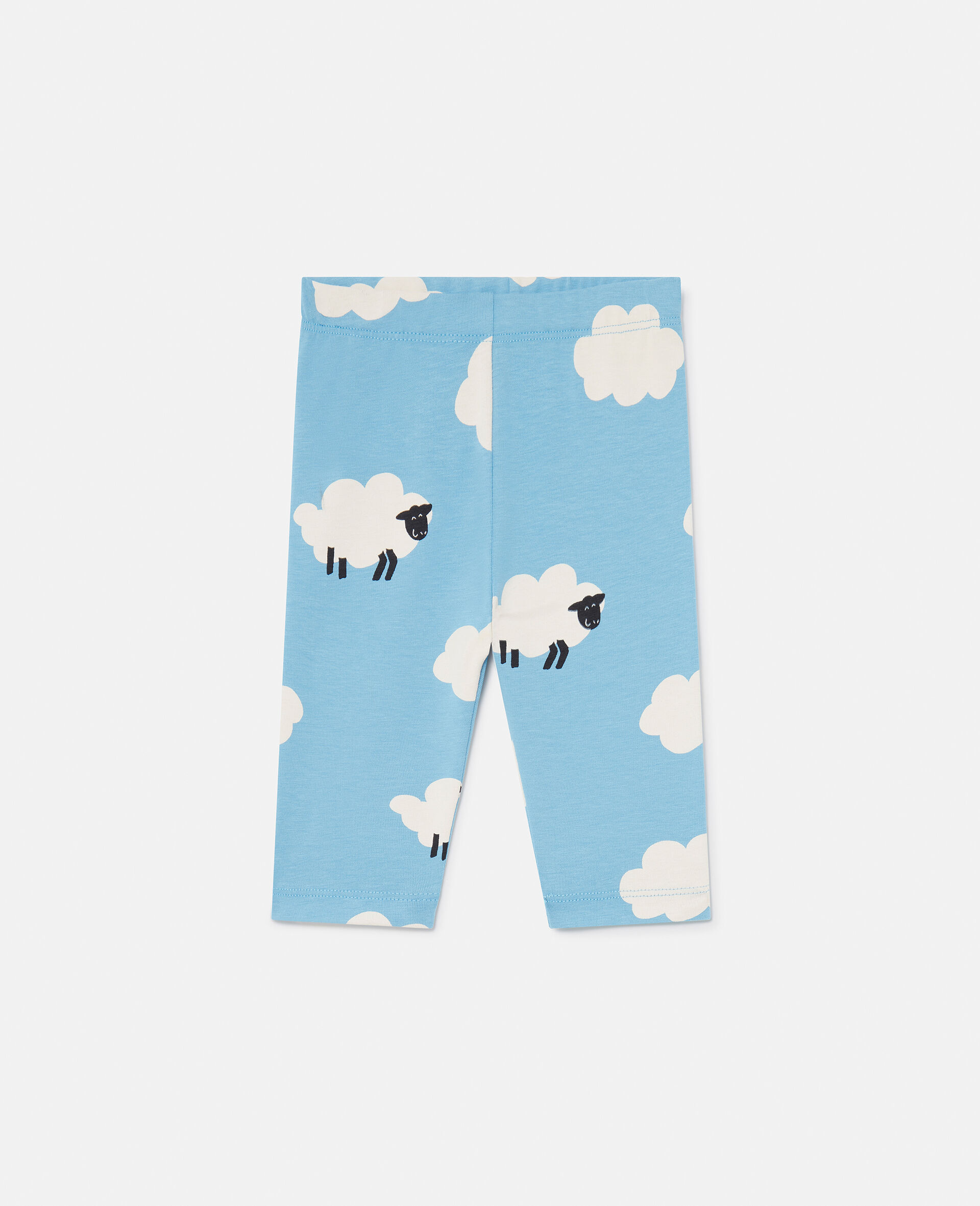 Sheep Pattern Leggings-Blue-large image number 0