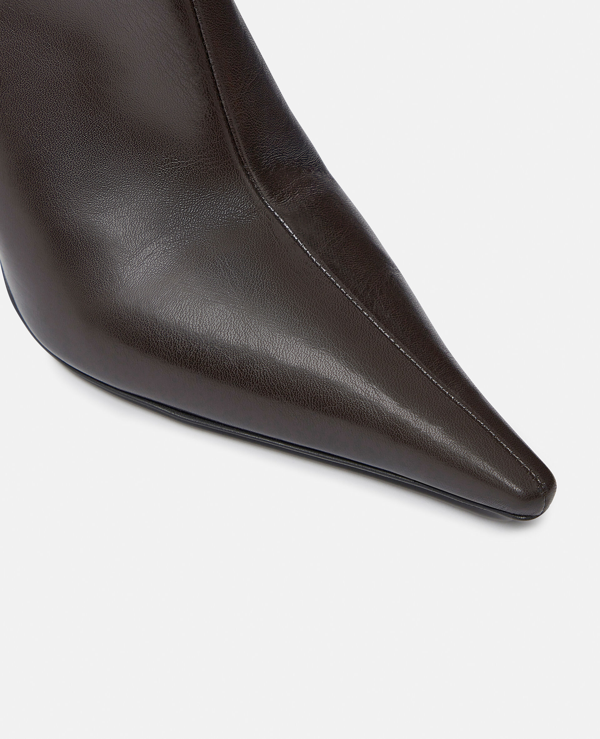 Elsa Knee-High Heeled Boots -Brown-large image number 3