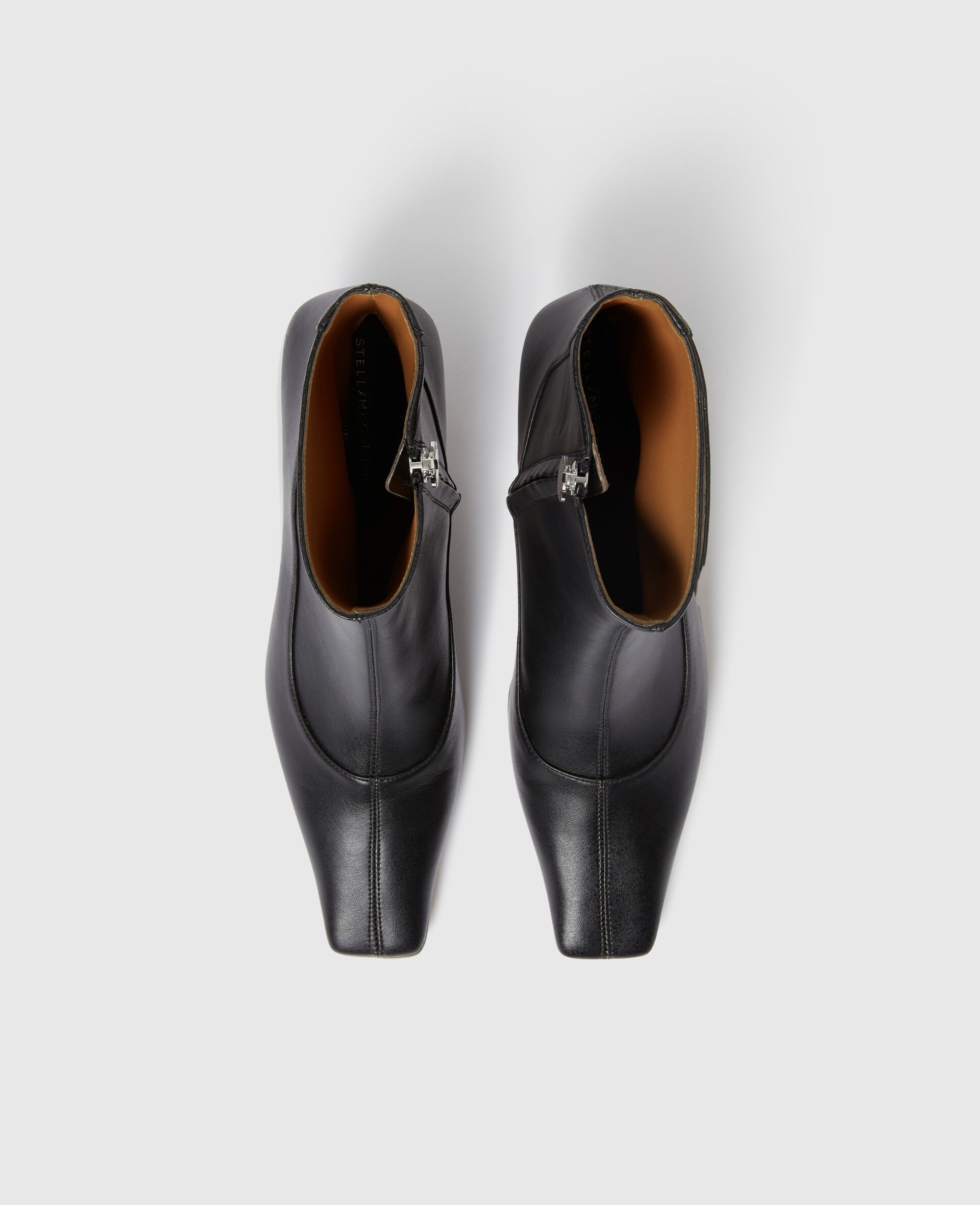 Stella Spur Heeled Ankle Boots-Black-large image number 3