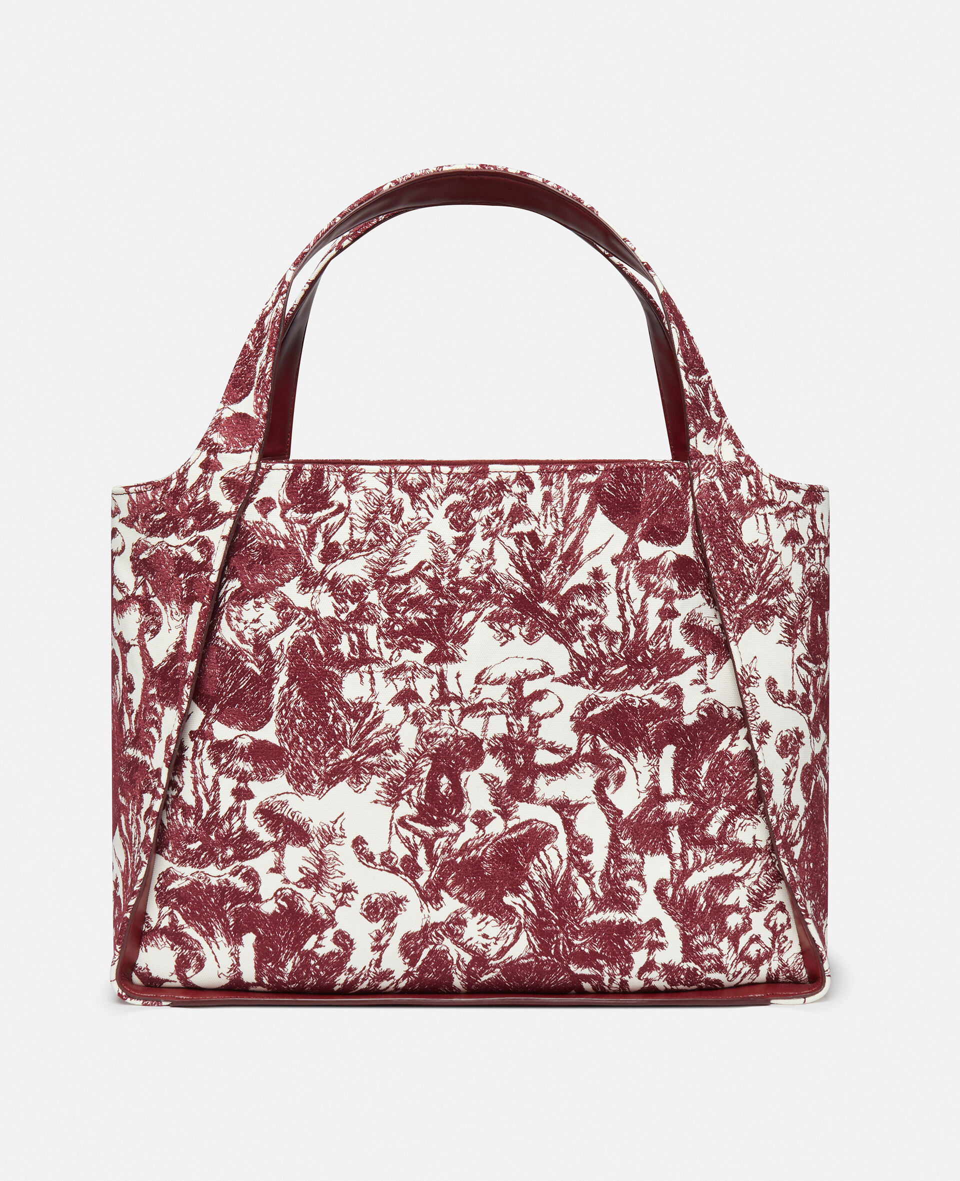 Logo Fungi Forest Toile de Jouy Tote Bag-Rot-large image number 2