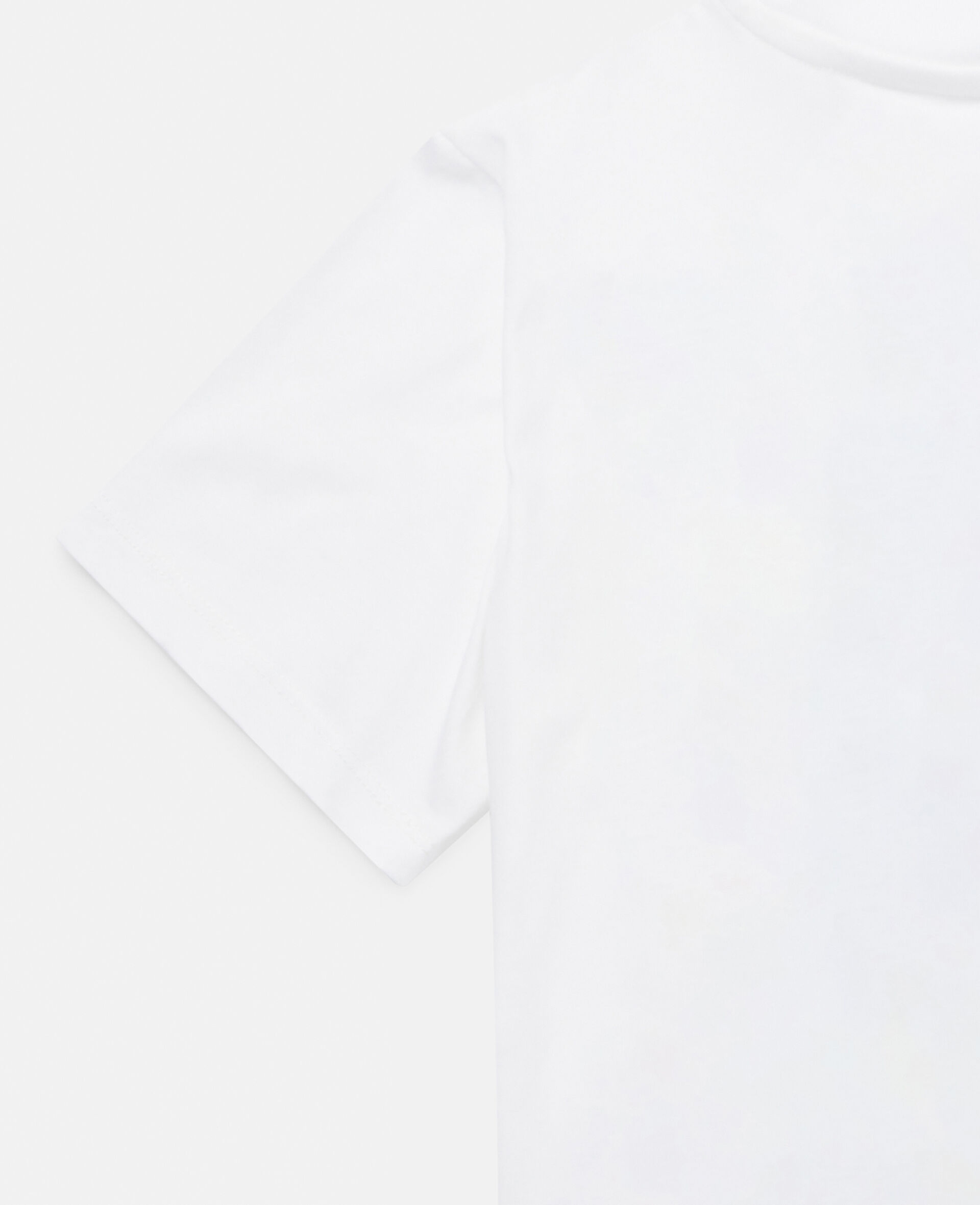 Abstract Print Cotton T‐Shirt-White-large image number 2